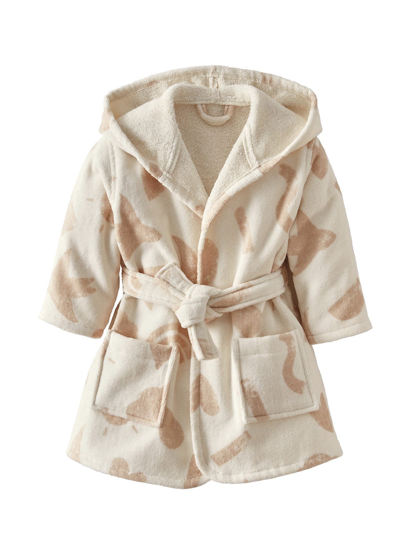 vertbaudet Bademantel Baby Bademantel HAPPY SKY, Bio-Baumwolle, Bio-Baumwolle