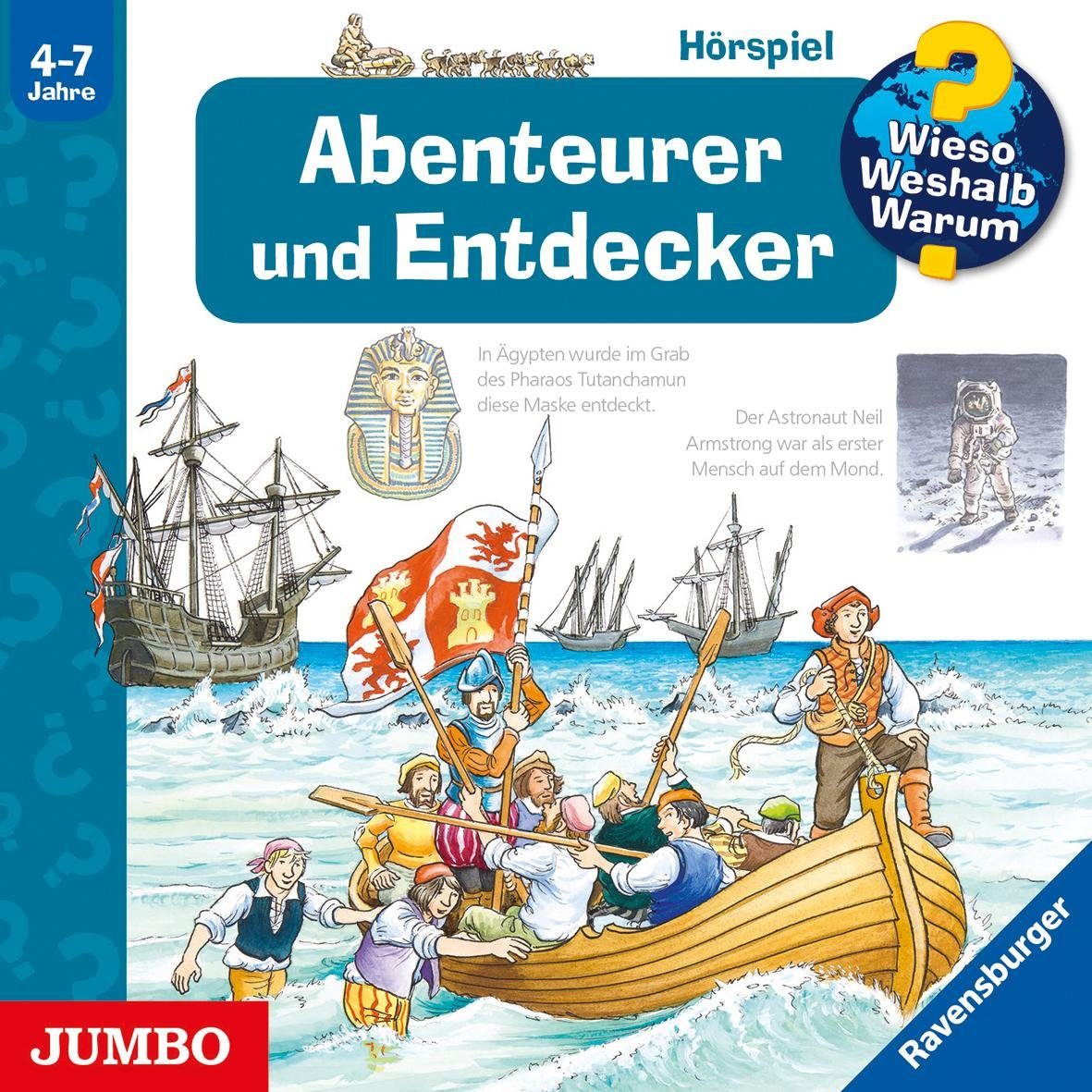 JUMBO Verlag HörspielCD Wieso? Weshalb? Warum? Abenteuer und Entdecker