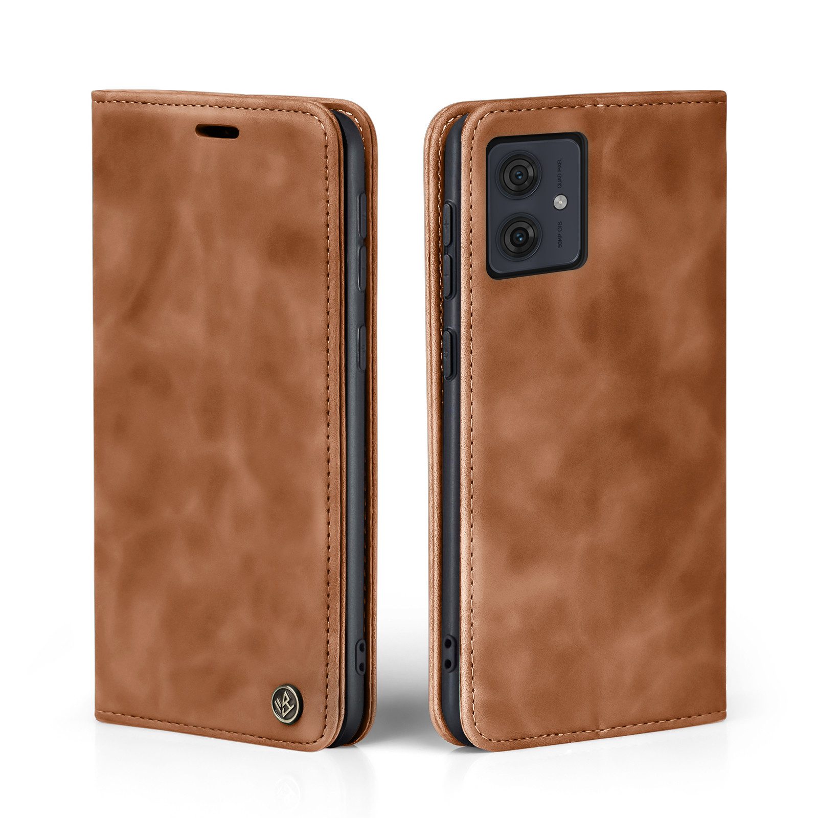 Tec-Expert Handyhülle Tasche Hülle für Motorola Moto G54 6.5 Zoll, 6.5 ", Cover Klapphülle Case mit Kartenfach Fliphülle aufstellbar