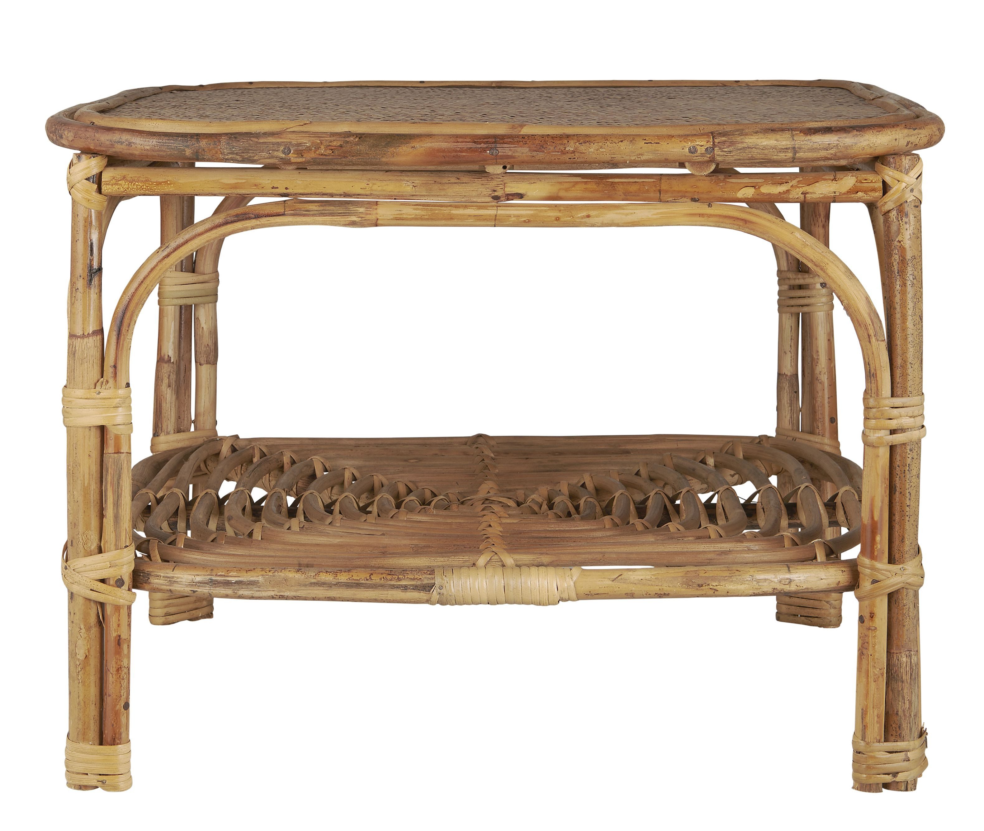 Ib Laursen Beistelltisch Ib Laursen Tisch Couchtisch Beistelltische mit Ablage Rattan