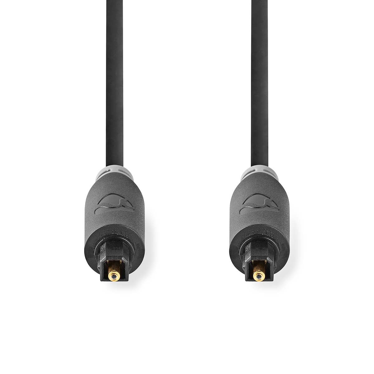 Nedis CABW25000AT50 Optisches-Kabel, Optisches Audiokabel, Optisches Audiokabel (500 cm), Toslink, digitale Signalübertragung, für 5.1/7.1 Surround-Sound
