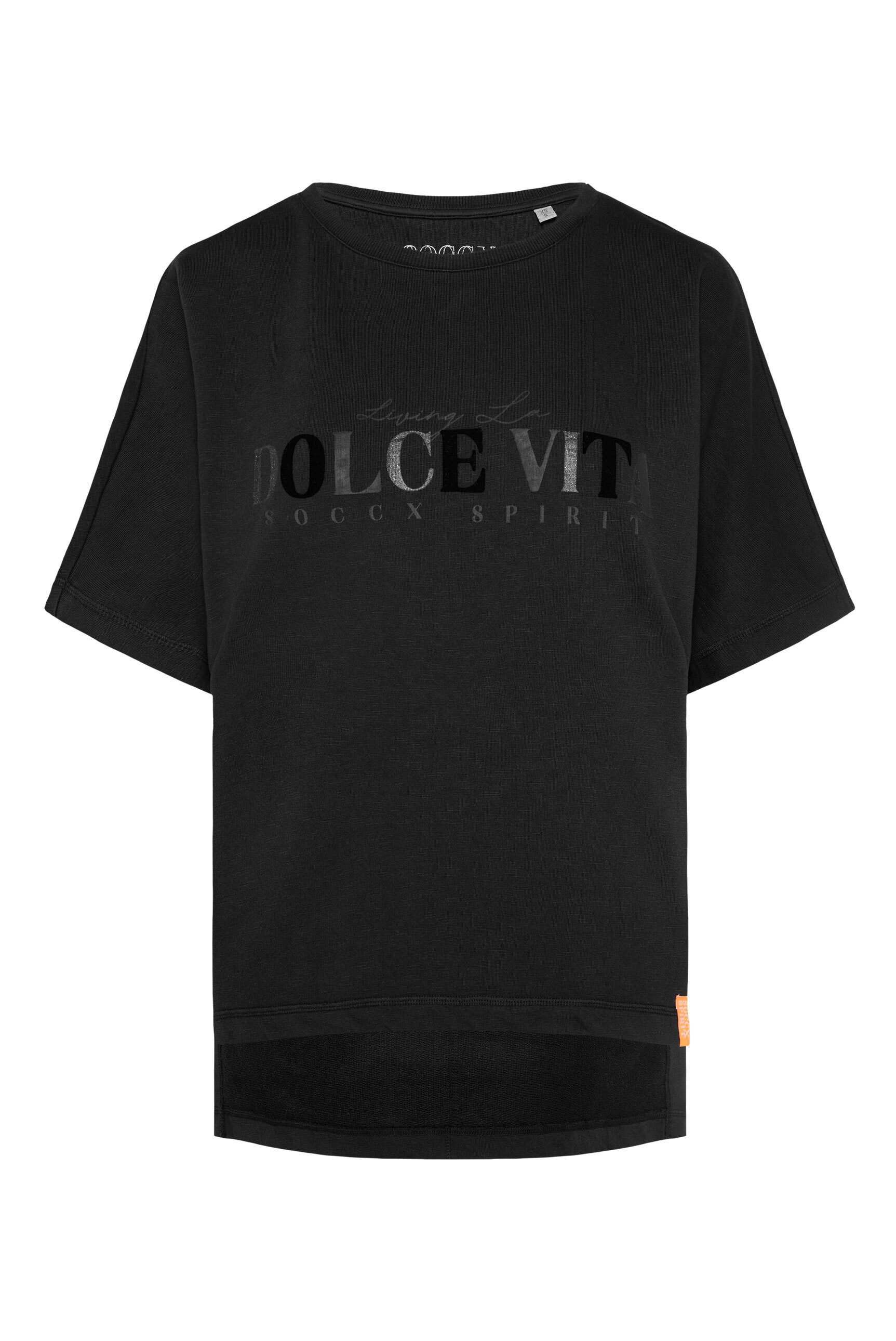 SOCCX Sweater mit Seitenschlitze günstig online kaufen