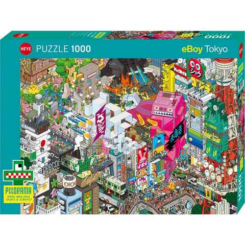 HEYE Puzzle Tokyo Quest, 1000 Puzzleteile, Made in Germany