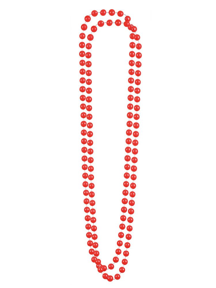 Boland Kostüm Perlenketten rot