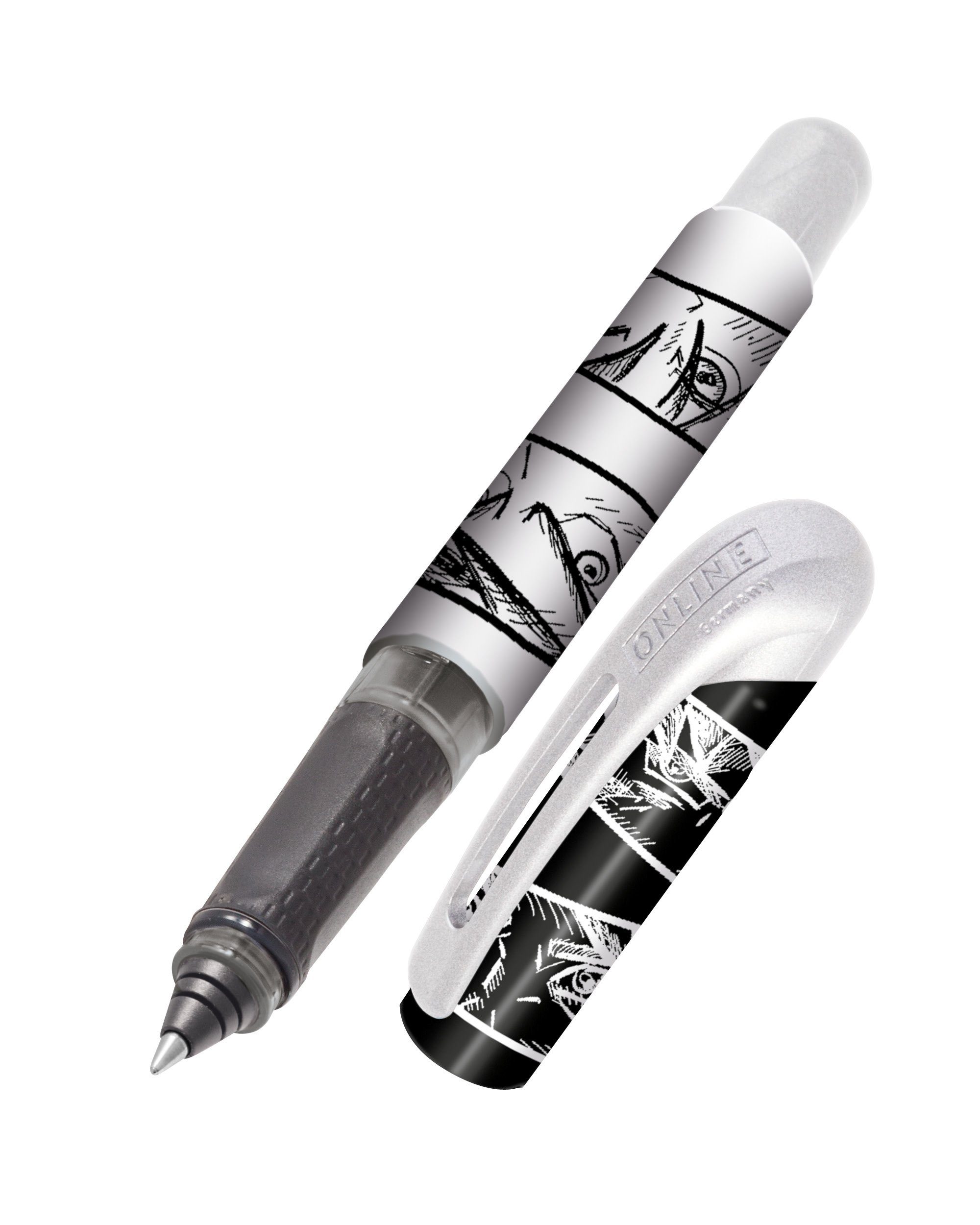 Online Pen Tintenroller College Tintenpatronen-Rollerball, ergonomisch,  ideal für die Schule, hergestellt in Deutschland