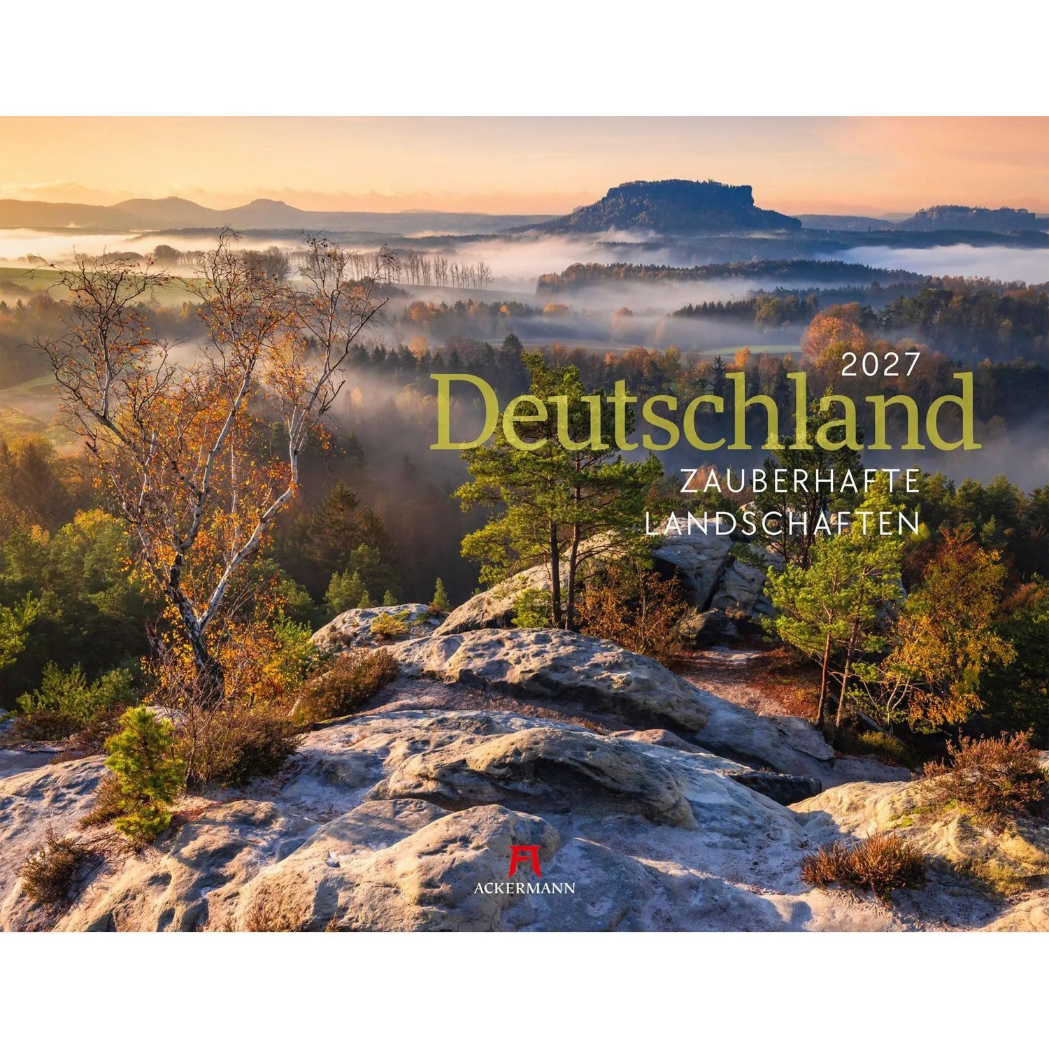 Ackermann Wandkalender Deutschland Kalender 2027, Zauberhafte Landschaften