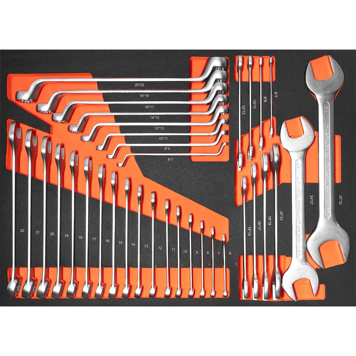 Benson Tools Werkzeugwagen Black Edition Premium Line, Stahl
