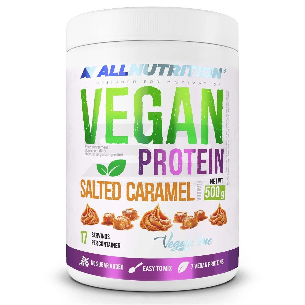 VEGAN PROTEIN EIWEIß Whey Pulver (500g), Chocolate Caramel Pulver