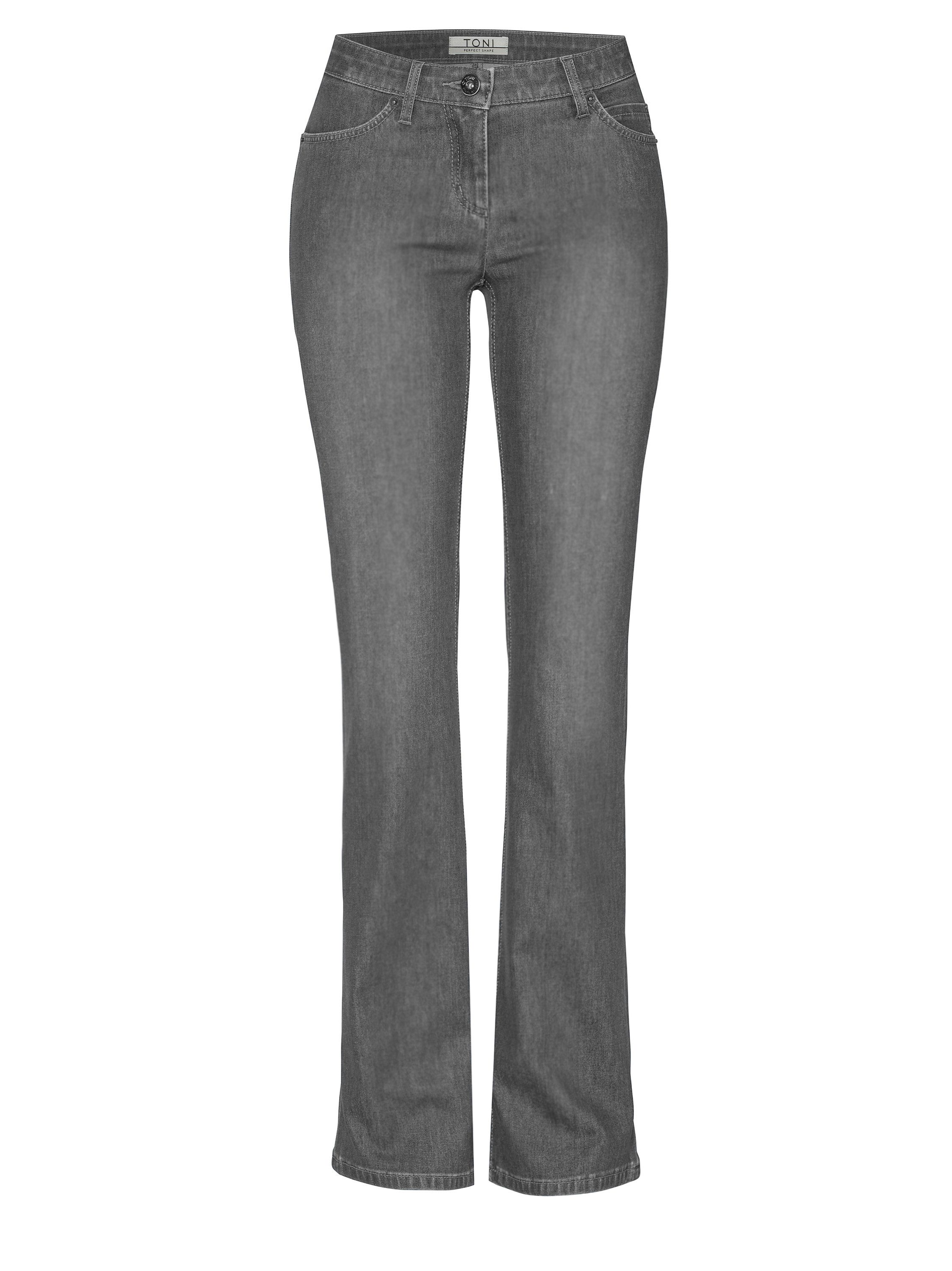 TONI Bootcut-Jeans Jeans Perfect Shape Bootcut Slim-Fit in elastischem Materialmix