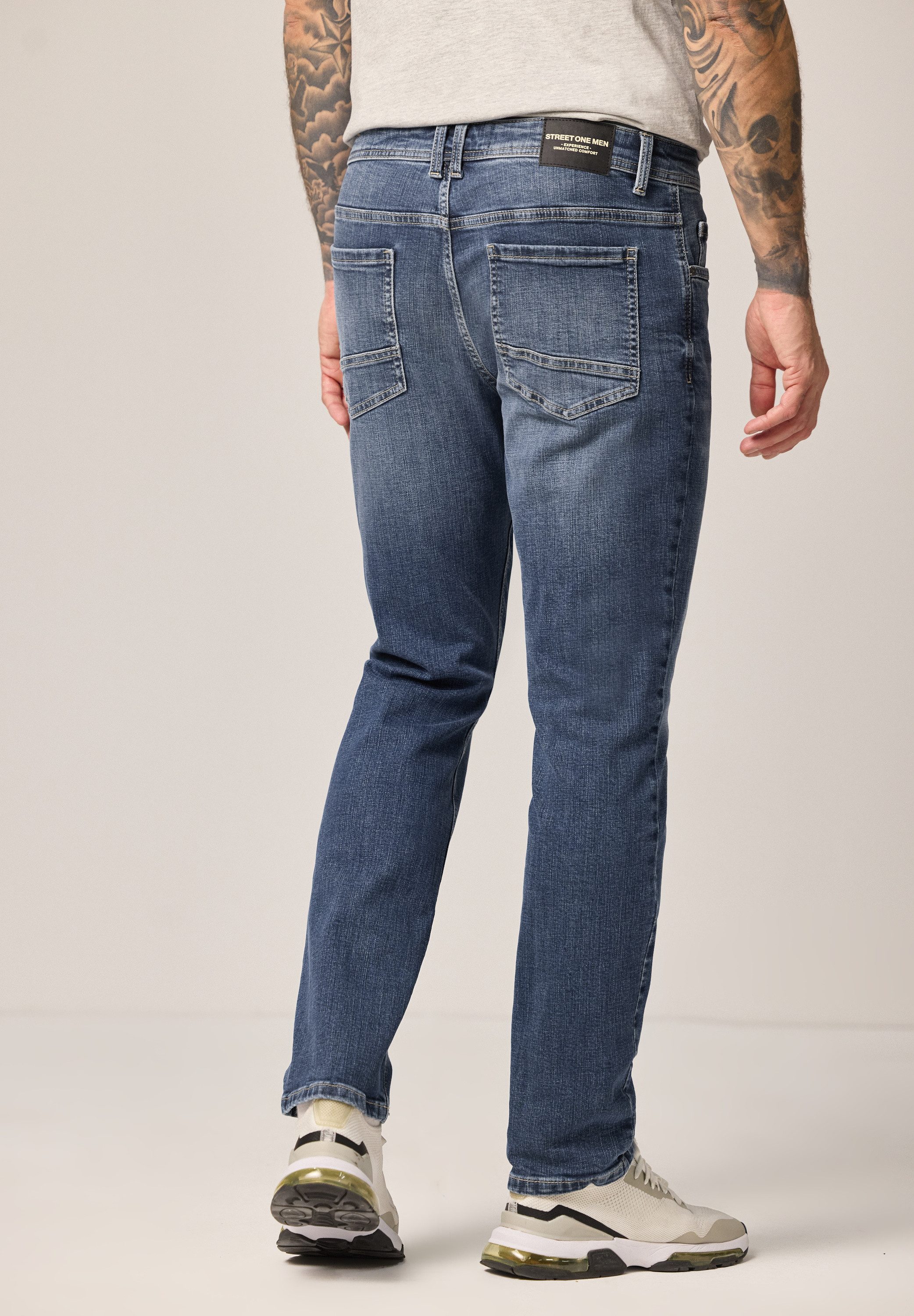 STREET ONE MEN Regular-fit-Jeans 5-Pocket-Style – Bild 2 von 5