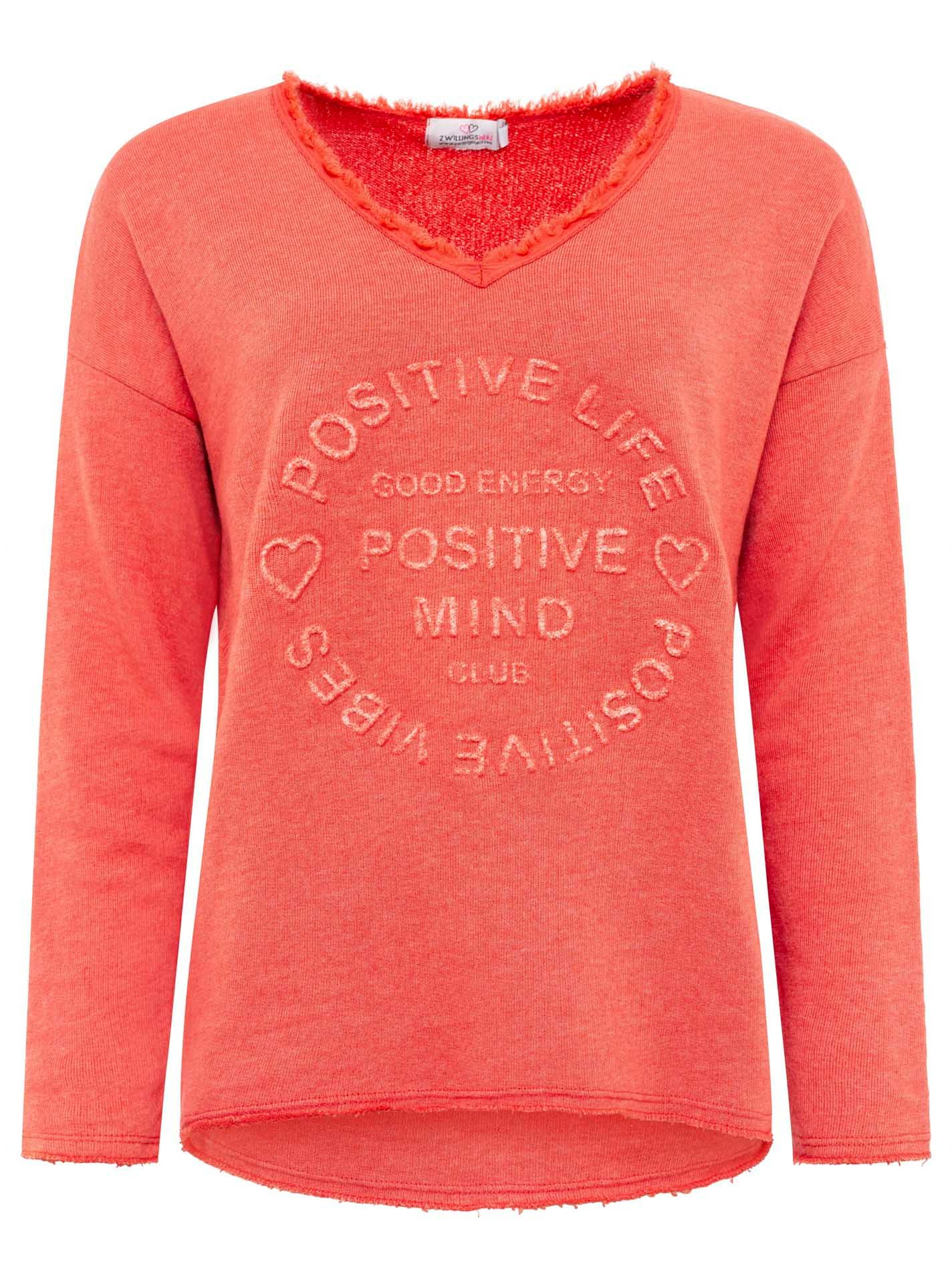 Zwillingsherz Sweatshirt "Positive Mind"
