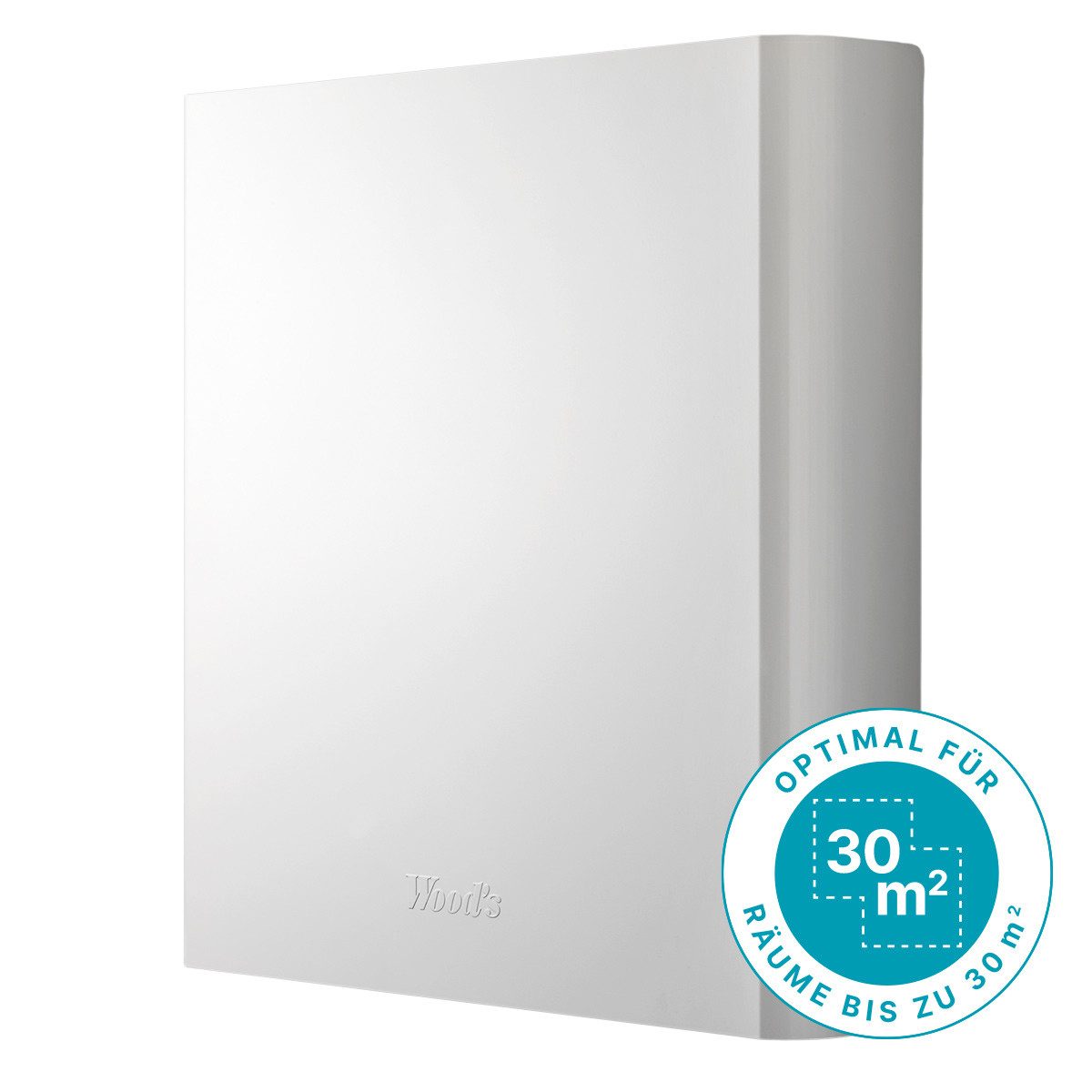 Wood's Luftreiniger TALL 155 - Optimal für kleine Räume wie Schlaf- und Kinderzimmer, für 30 m² Räume