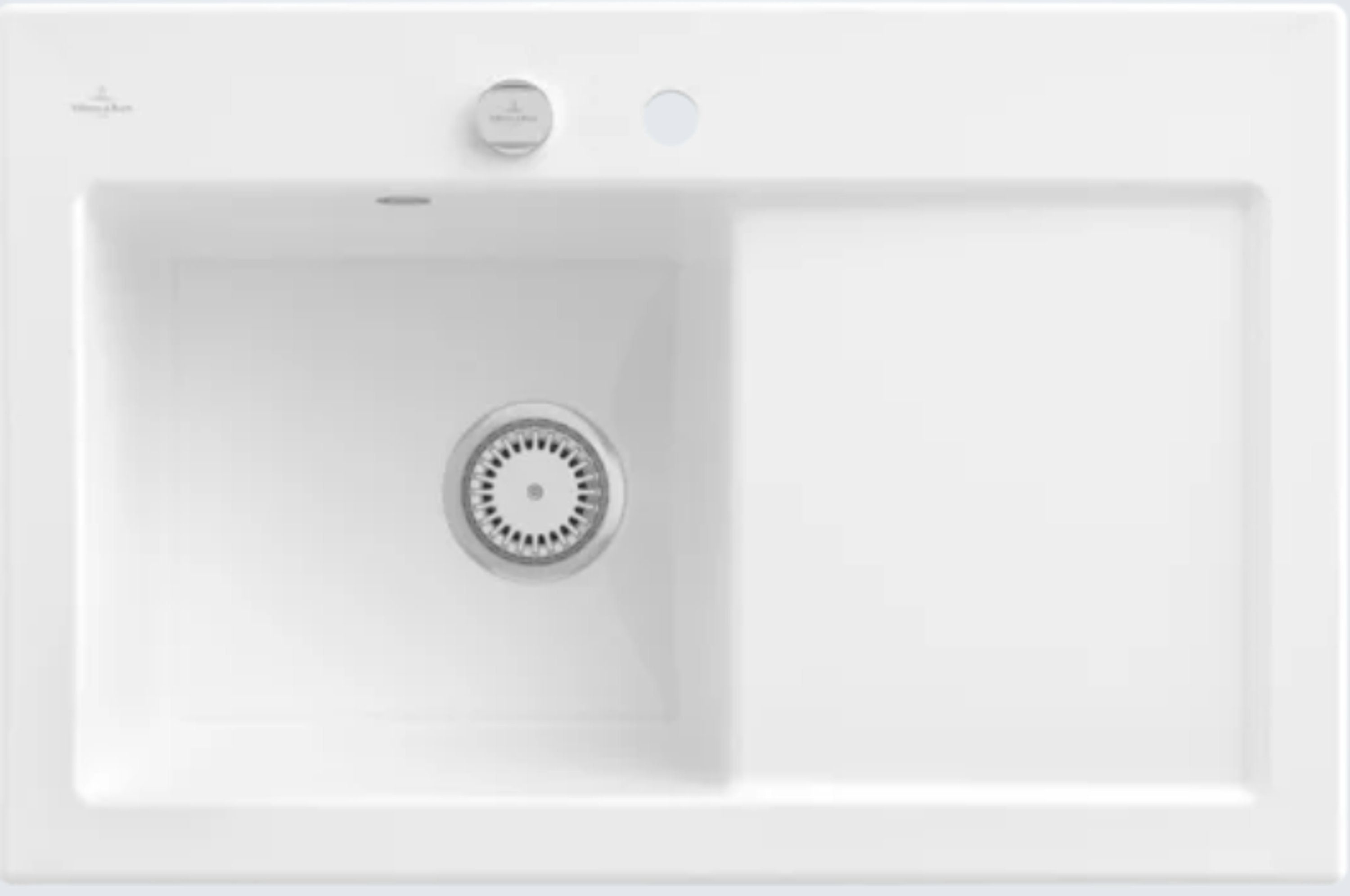 Villeroy & Boch Küchenspüle 6772 02 R1, Rechteckig, 78/22 cm, Subway Serie, Becken links und rechts möglich