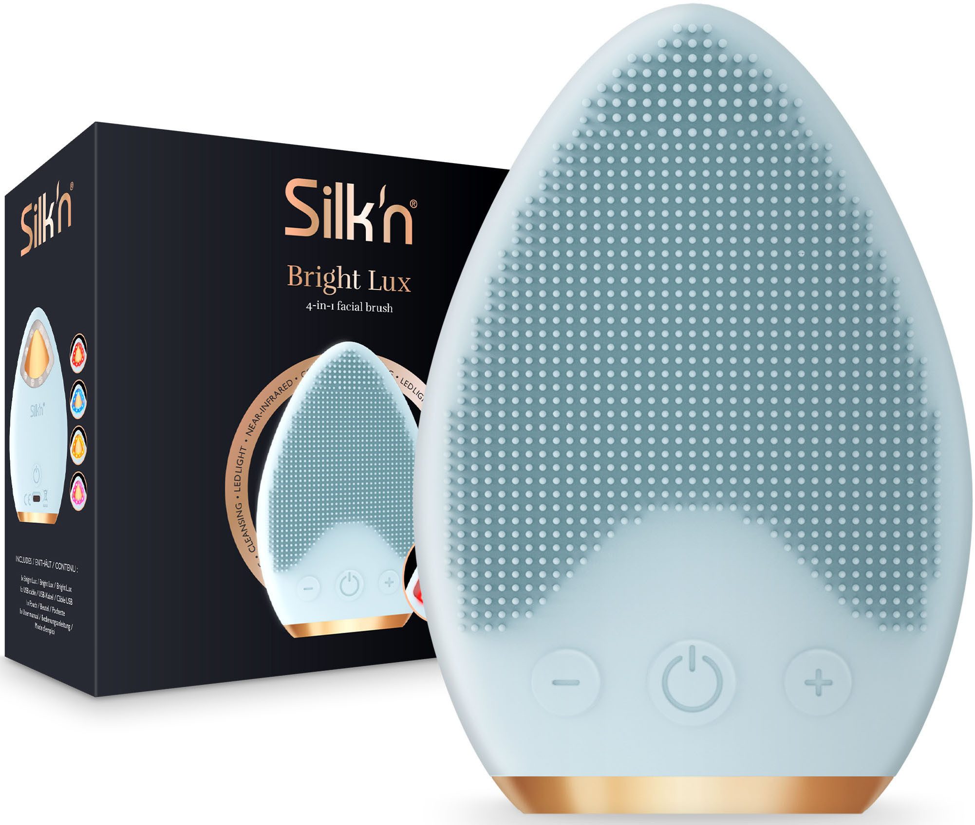 Silk'n Elektrische Gesichtsreinigungsbürste Bright Lux