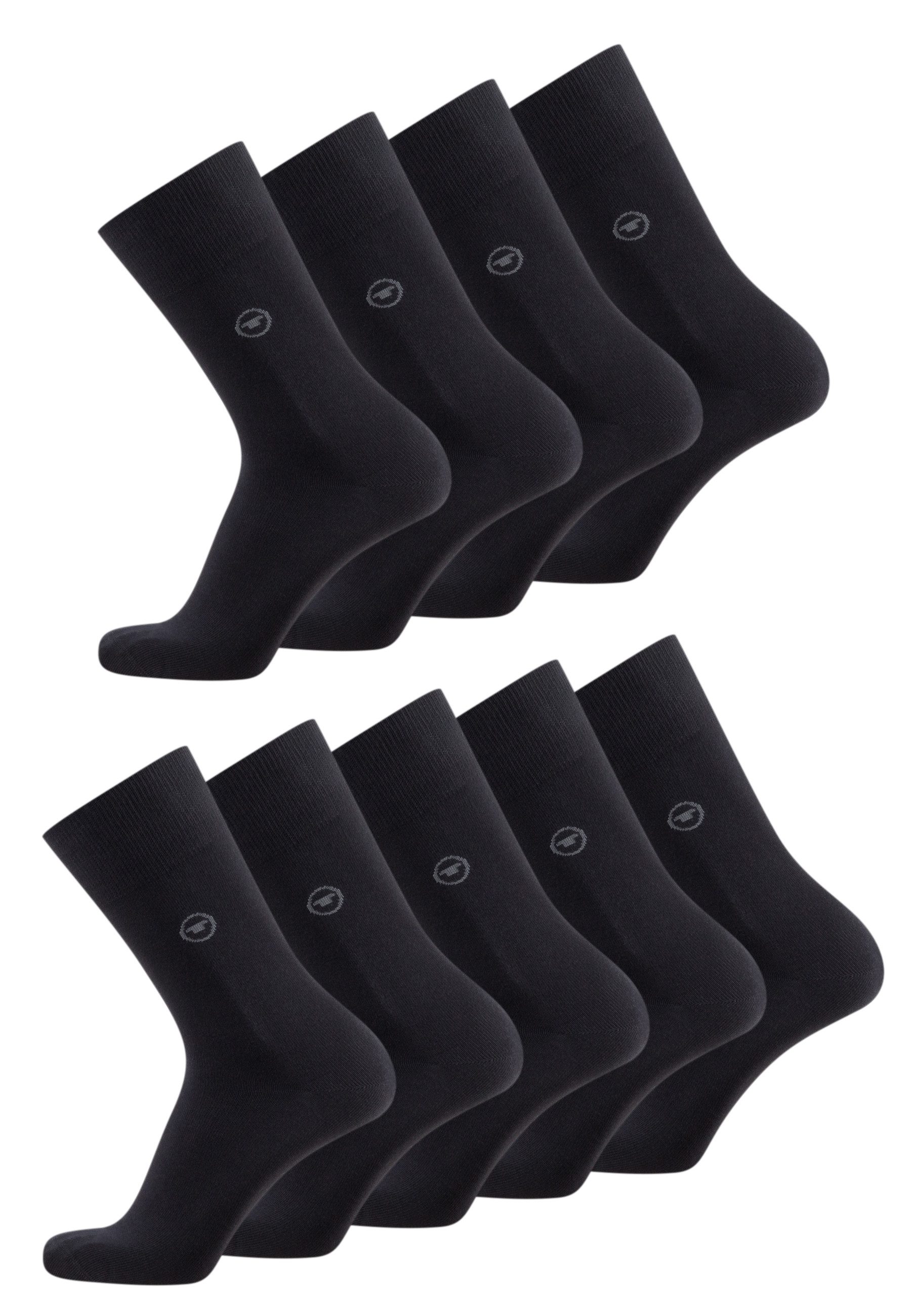 TOM TAILOR Socken TOM TAILOR Herren Socken 9er Pack Basic Strümpfe schwarz günstig online kaufen