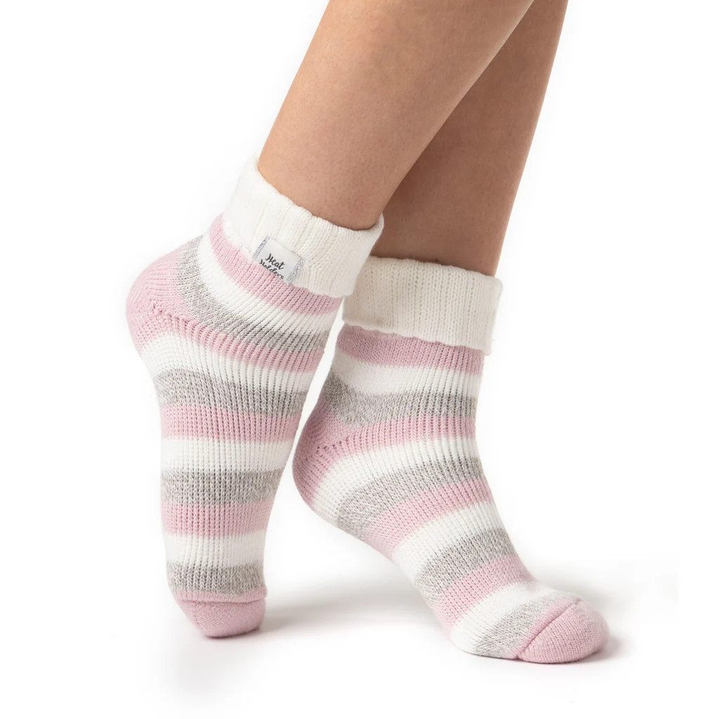 Heat Holders Thermosocken Damen-Schlafsocken mit umgeschlagenem Rippenobert günstig online kaufen