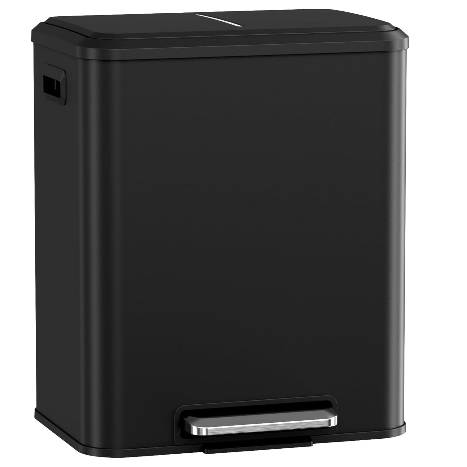 TLGREEN Mülleimer 2 Fächer,Mülltrennsystem 2 x 15 L, für den Innenbereich,privaten und gewerblichen Gebrauch