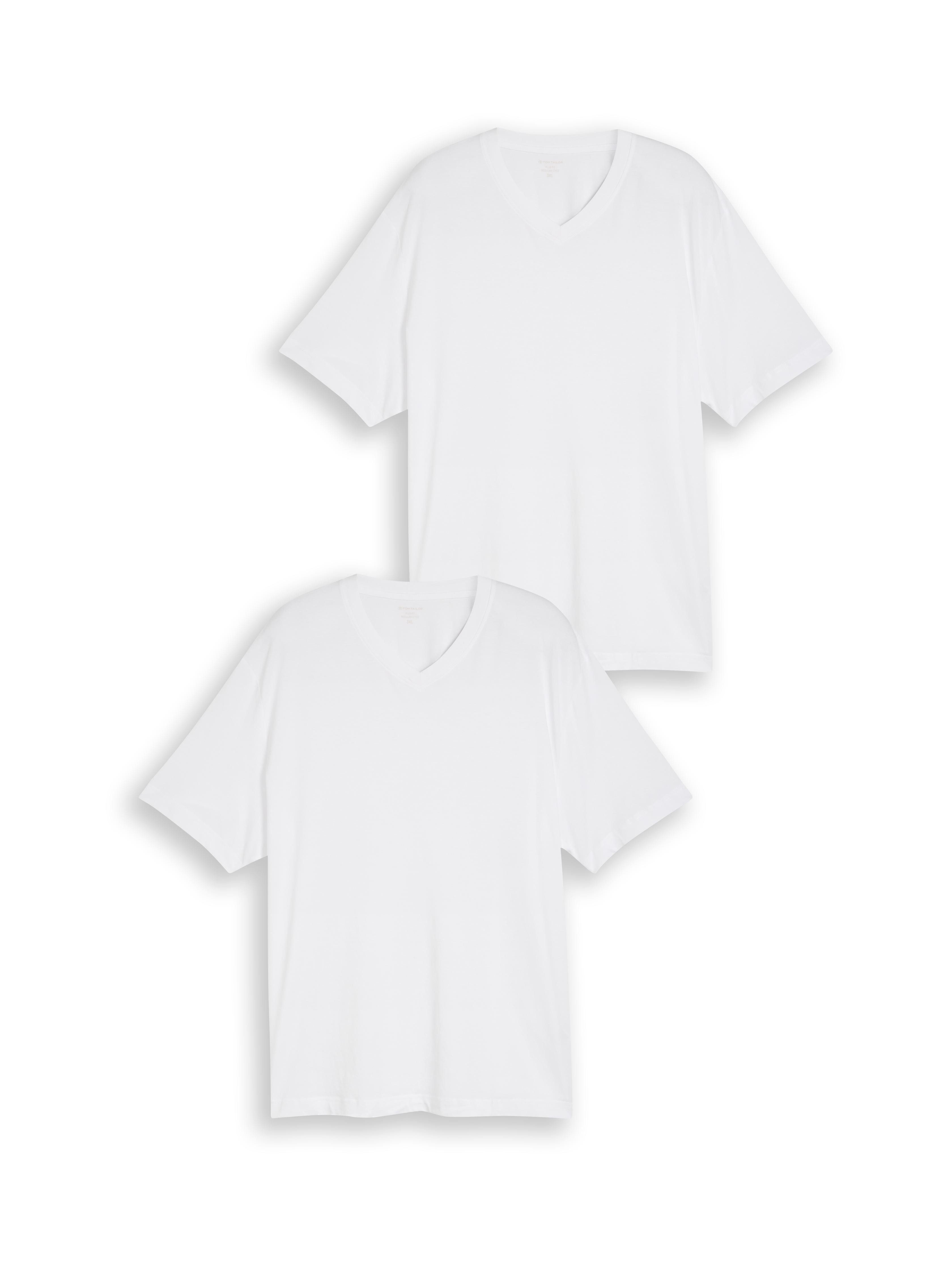 TOM TAILOR PLUS T-Shirt (Packung, 2er) im 2er Pack