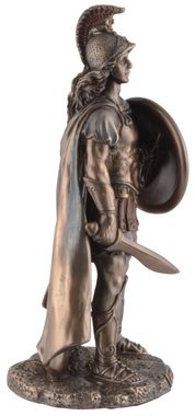 Vogler direct Gmbh Dekofigur Ares - Griechischer Gott des Krieges, by Veronese, von Hand bronziert/coloriert, aus Kunststein, LxBxH ca. 8x6x16cm