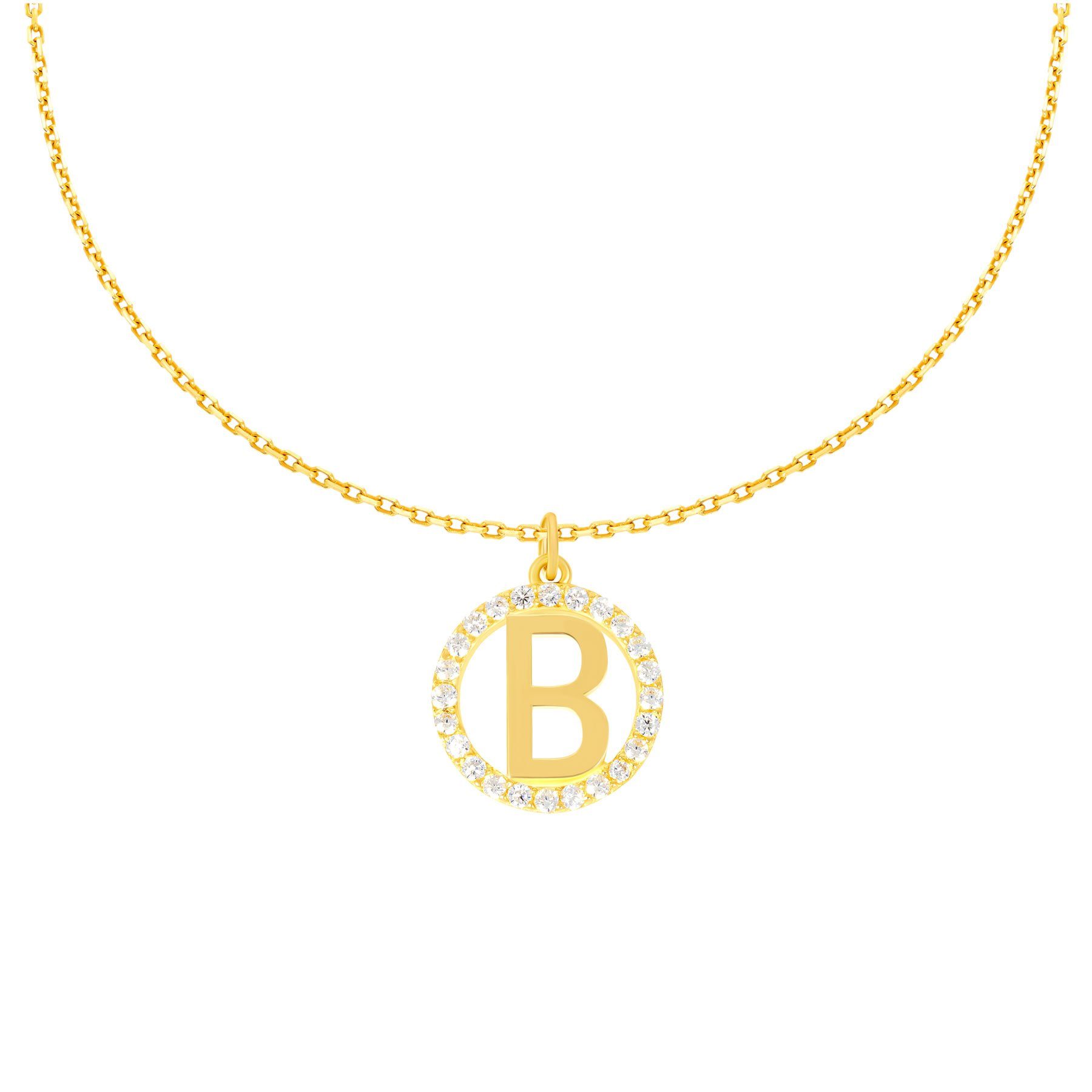 Stella-Jewellery Collier 585er Gold Halskette mit günstig online kaufen