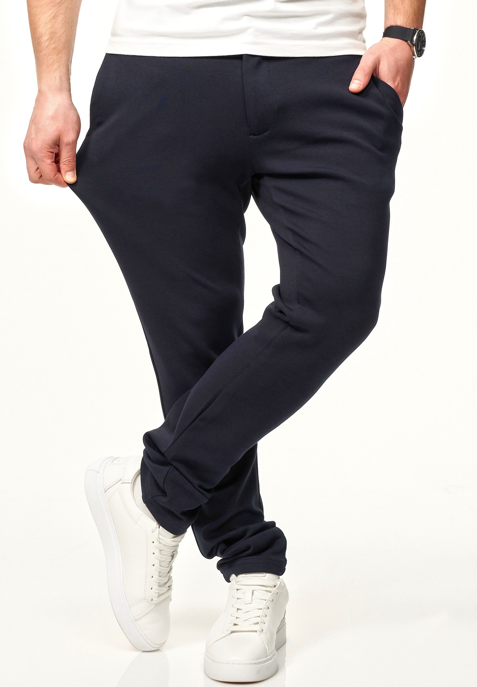 DAILY COTTON Chinohose als Performance Pants mit Super Stretch in Slim-Fit Ultra Bequeme & Flexible Herren Stoffhose mit 6% Elasthan