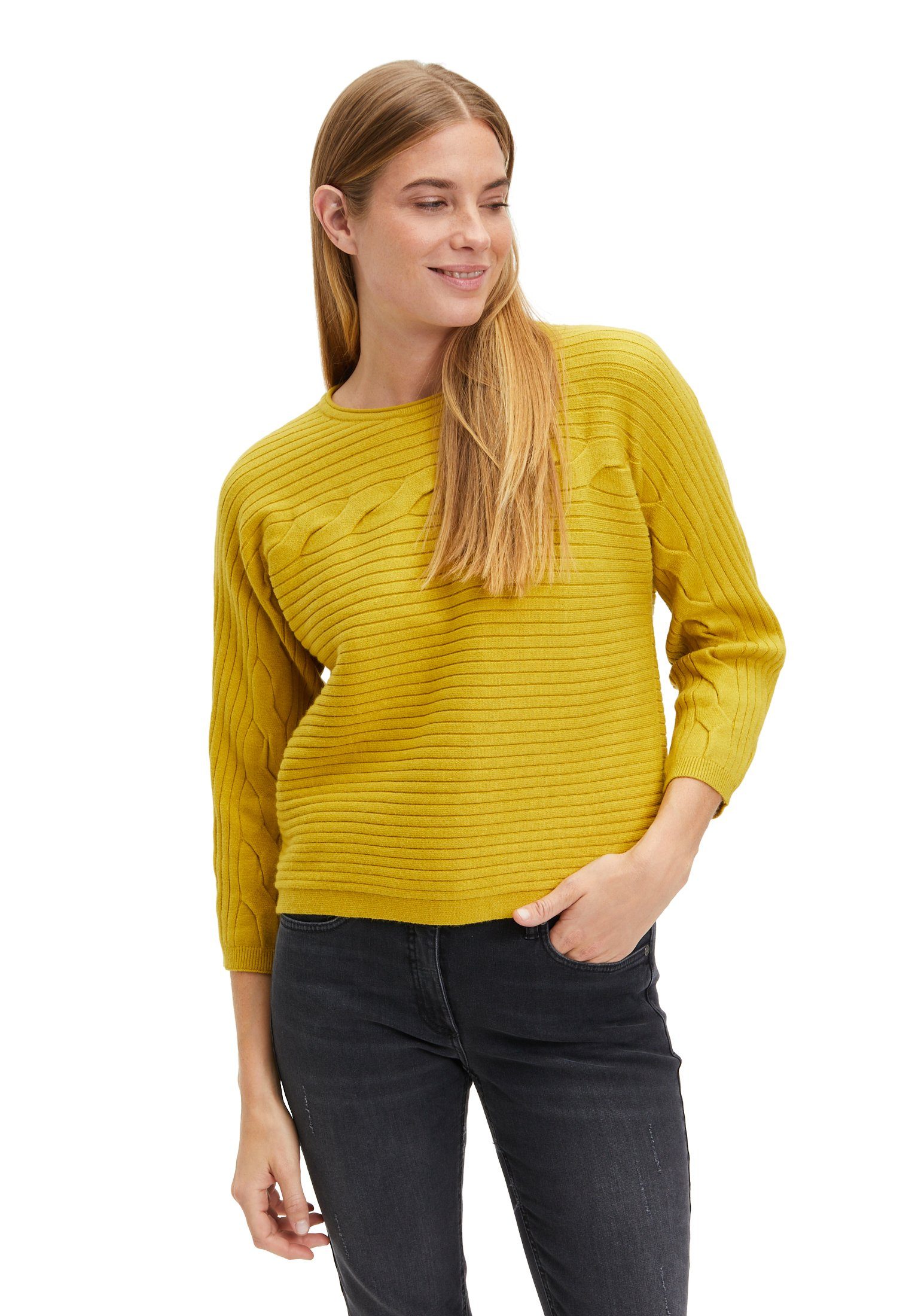 Betty Barclay Strickpullover Strickpullover Kurz 3/4 Arm