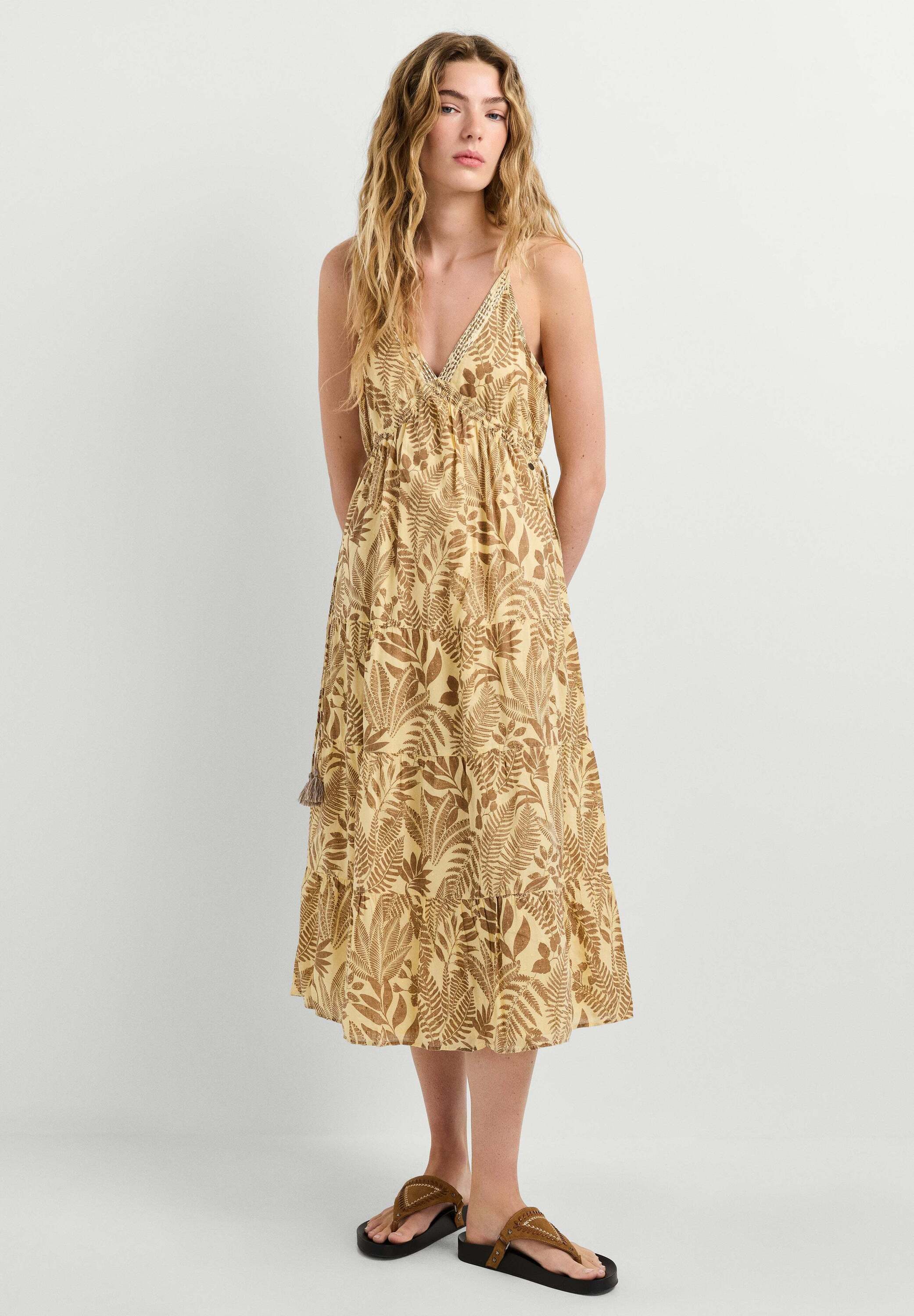 Pepe Jeans Midikleid midi dress FLORA DRESS