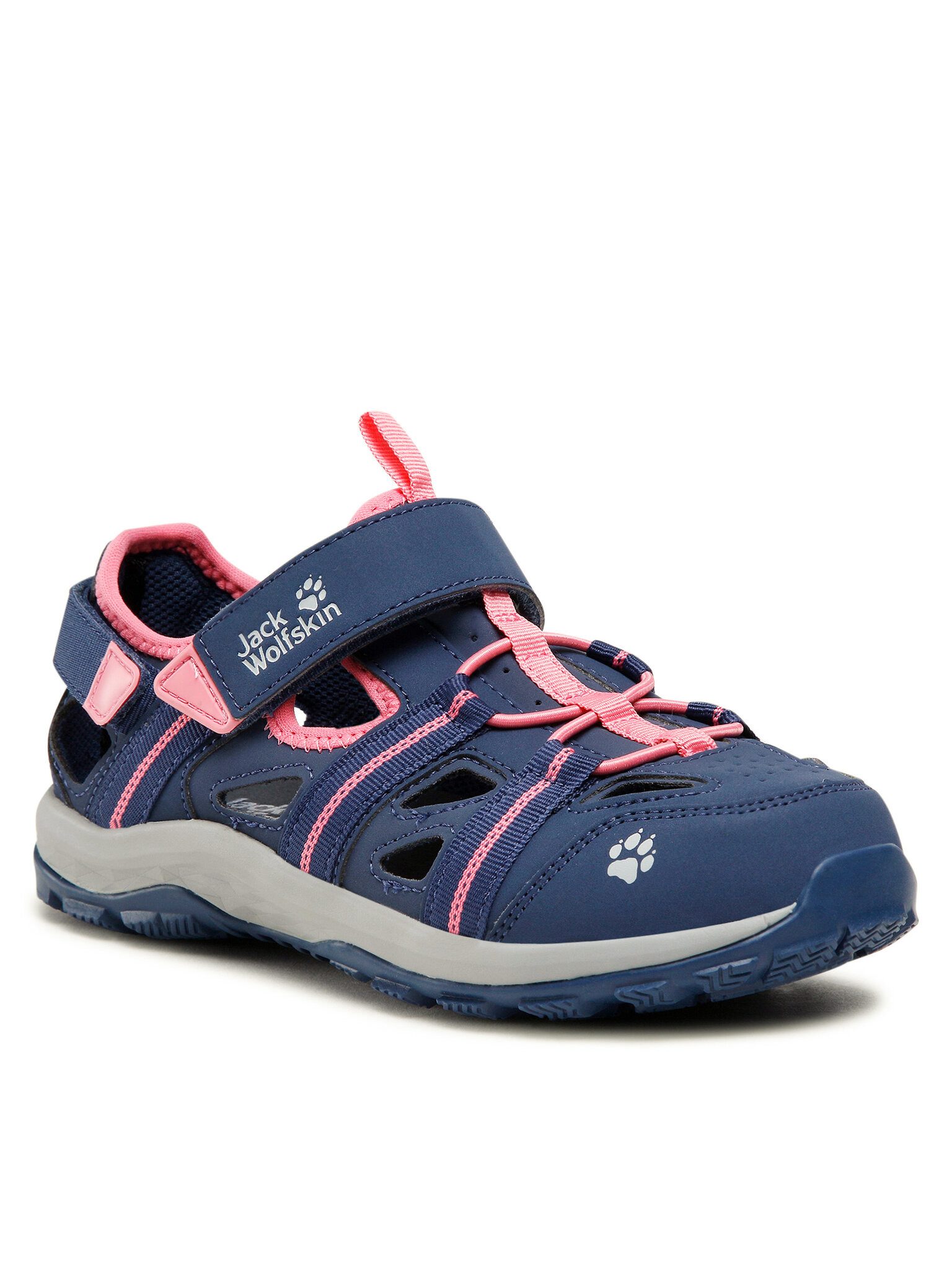 Jack Wolfskin Sandalen Sun Climber K 4050701 Blue/Coral Sandale