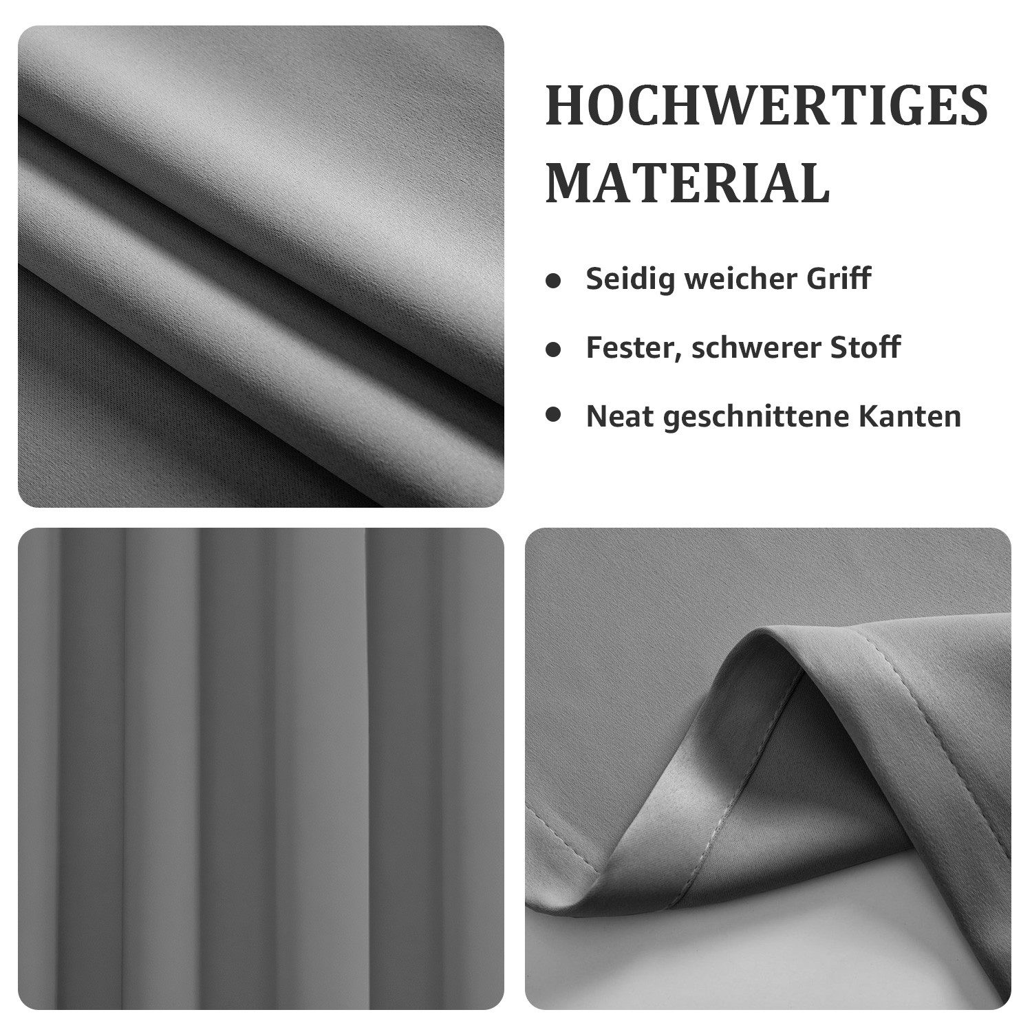 Simloveve Verdunkelungsvorhang 2er-Set Gardinen Blickdichte Thermo günstig online kaufen