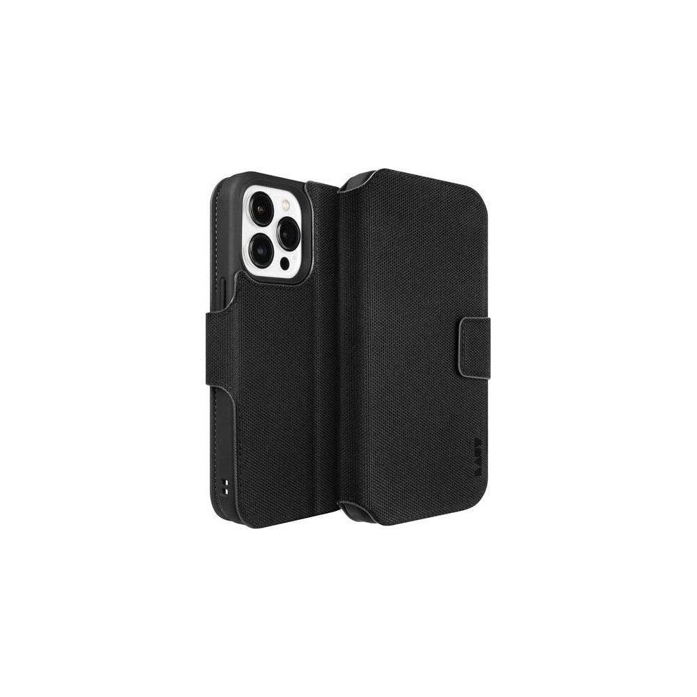 LAUT Handyhülle LAUT Urban Folio Case Schwarz für iPhone 14 Pro Hülle. 6,1 Zoll