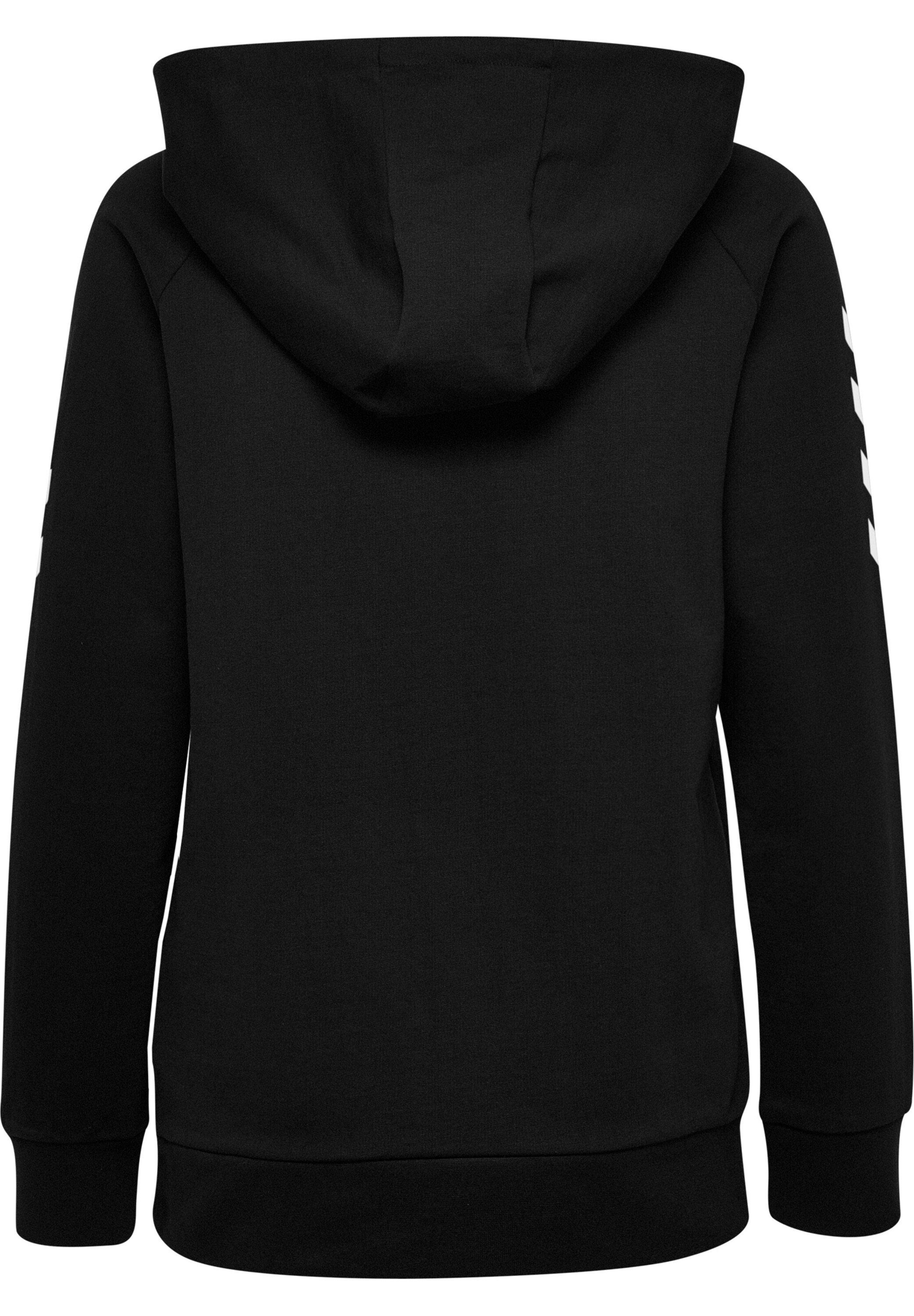 Schwarz (1-tlg) Plain/ohne Details Sweatshirt hummel