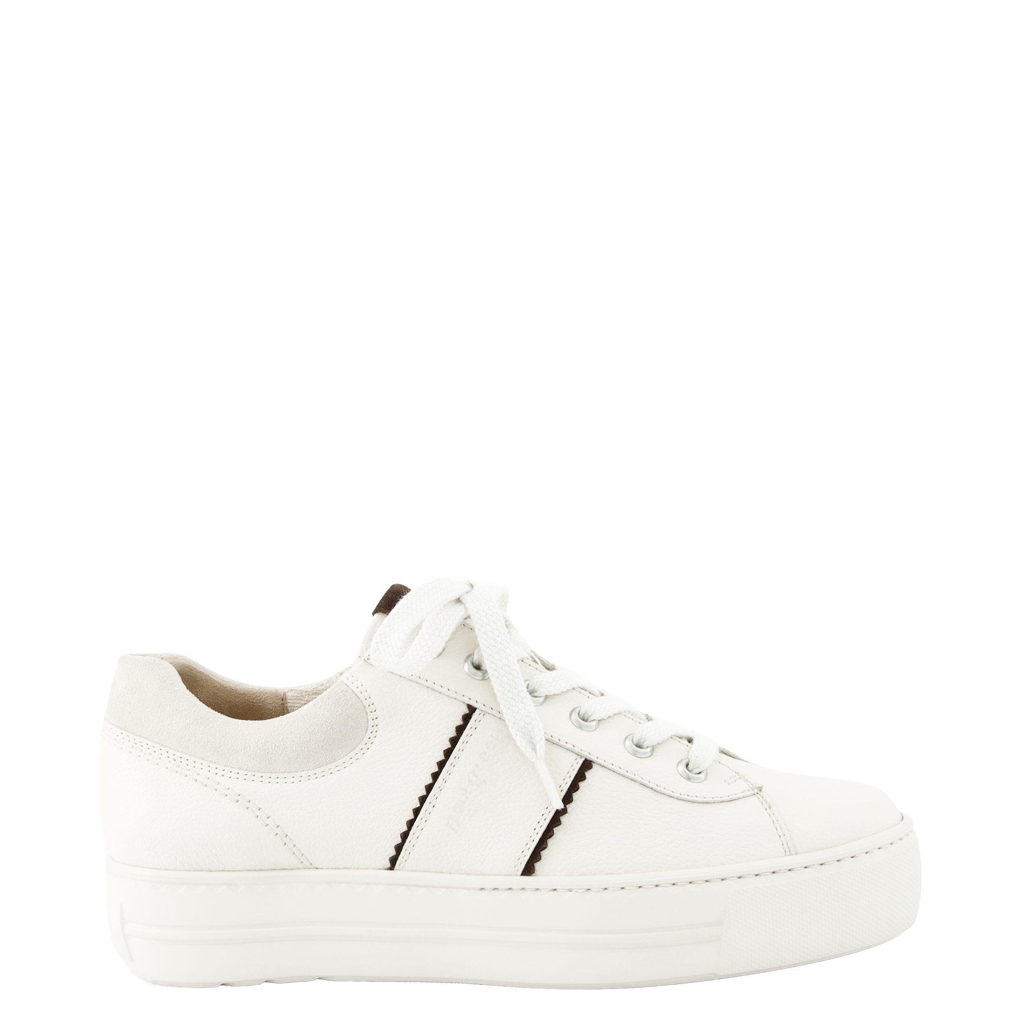 Paul Green 5567-003, Sneaker, Weiß (Creme), Damen Sneaker