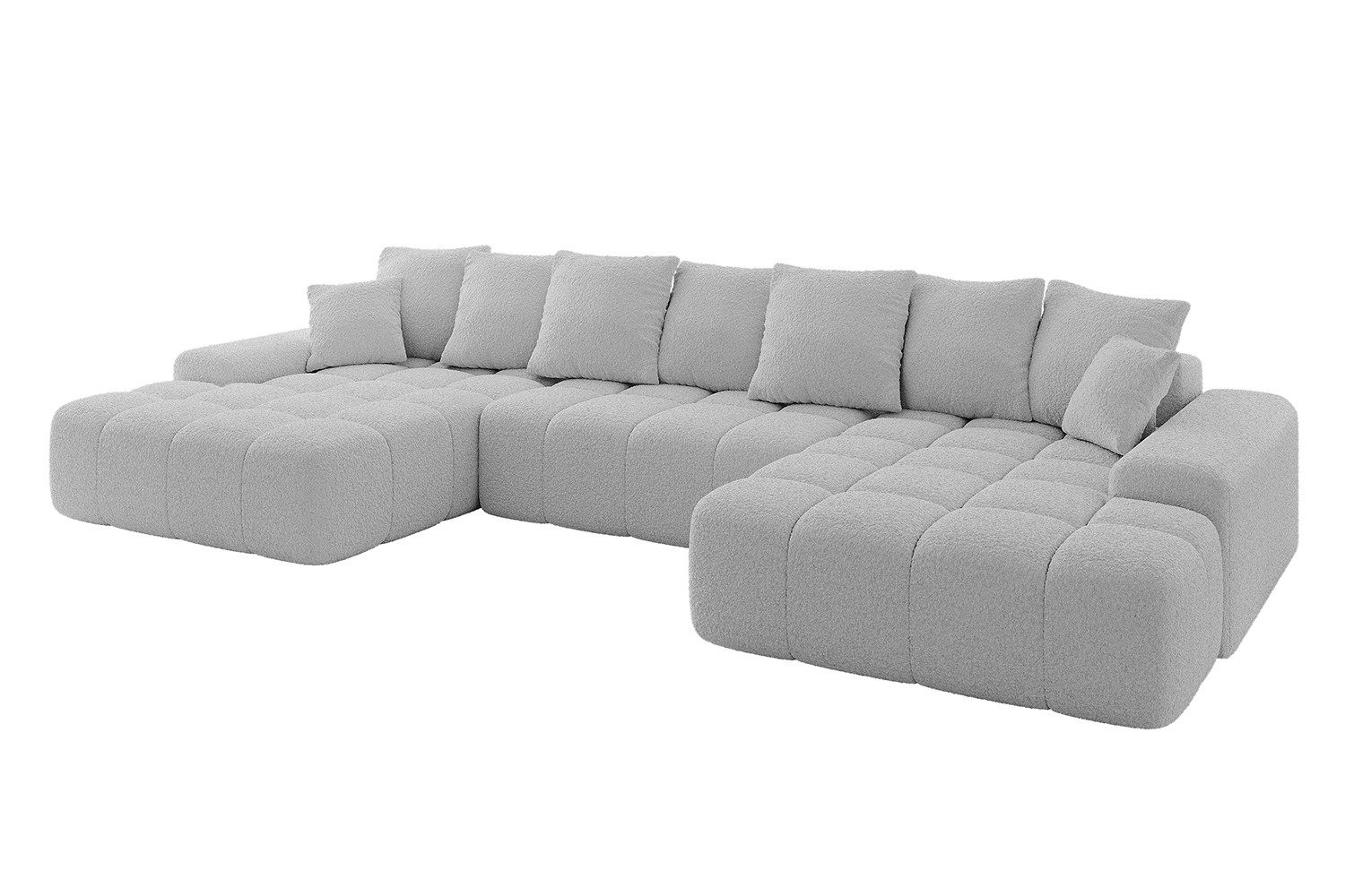 ALTDECOR Wohnlandschaft ENSI-U, Sofa Praktische Bequeme Funktionsecke Couch L-Form Eckcouch, Corner Sofa L-Form Vielseitige Sofa Wohnlandschaft Wohnzimmer