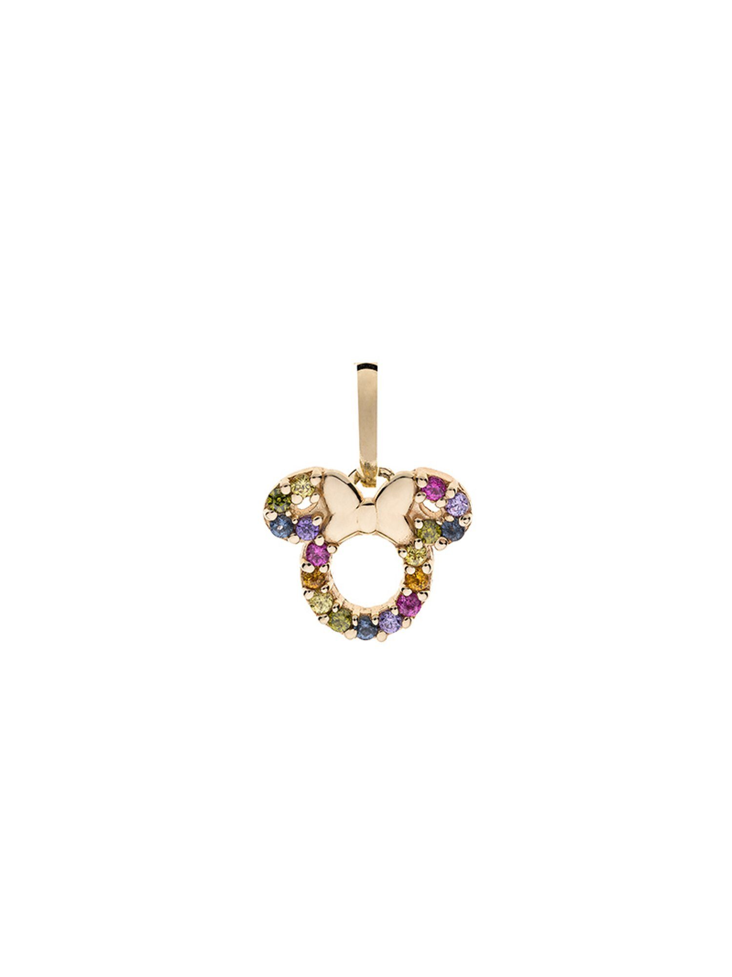 DISNEY Jewelry Kettenanhänger Disney Gelbgold Mädchen-Anhänger Zirkonia 17 375er