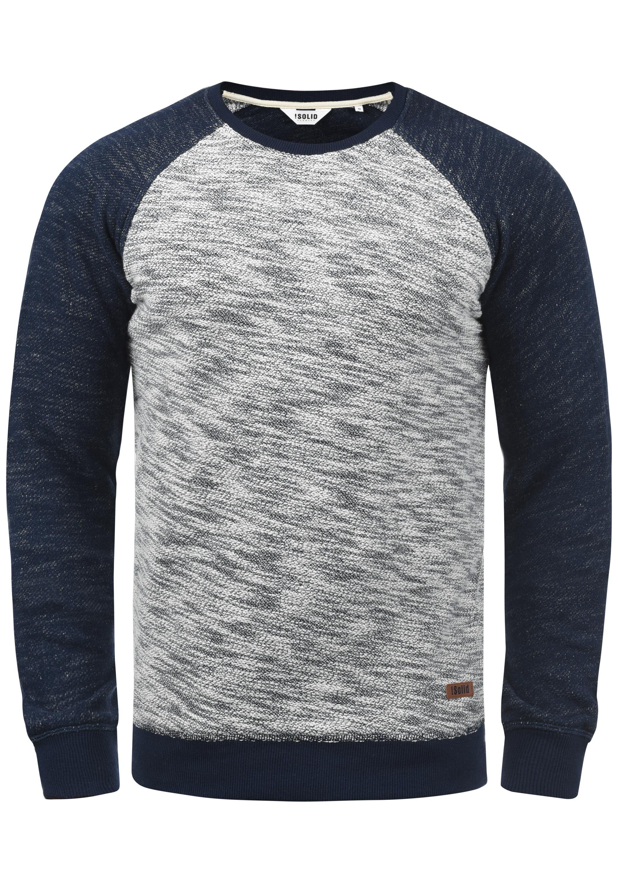 !Solid Sweatshirt SDFlocker Sweatpullover im Baseball-Look Insignia Blue (1991)