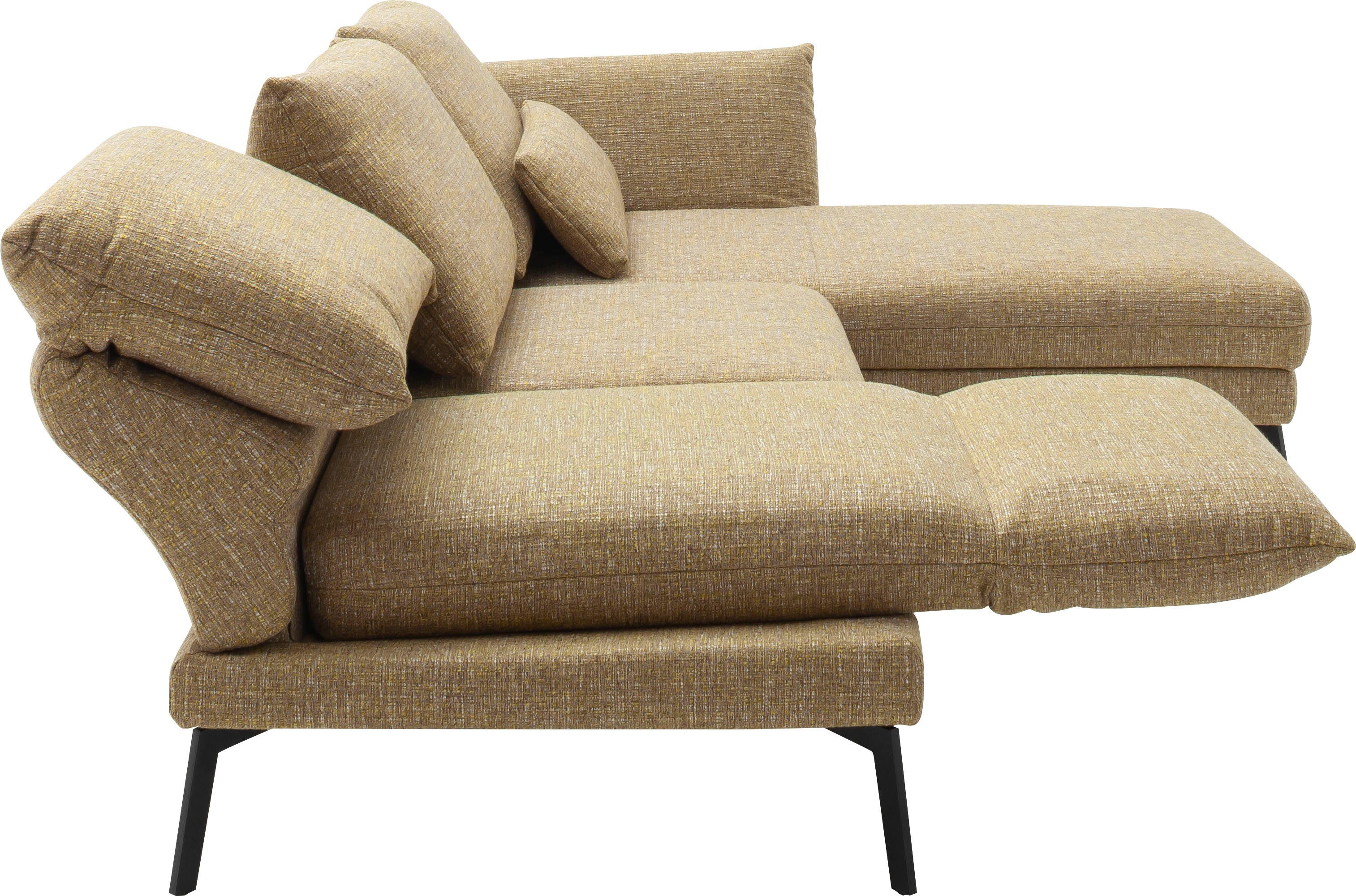 SCHÖNER WOHNEN-Kollektion Ecksofa Spin, Multifunktionssofa, bequem und hochwertig verarbeitet, L-Form, Drehsitz-Funktion, USB-Anschluss, Armlehnfunktion, Rückenverstellung