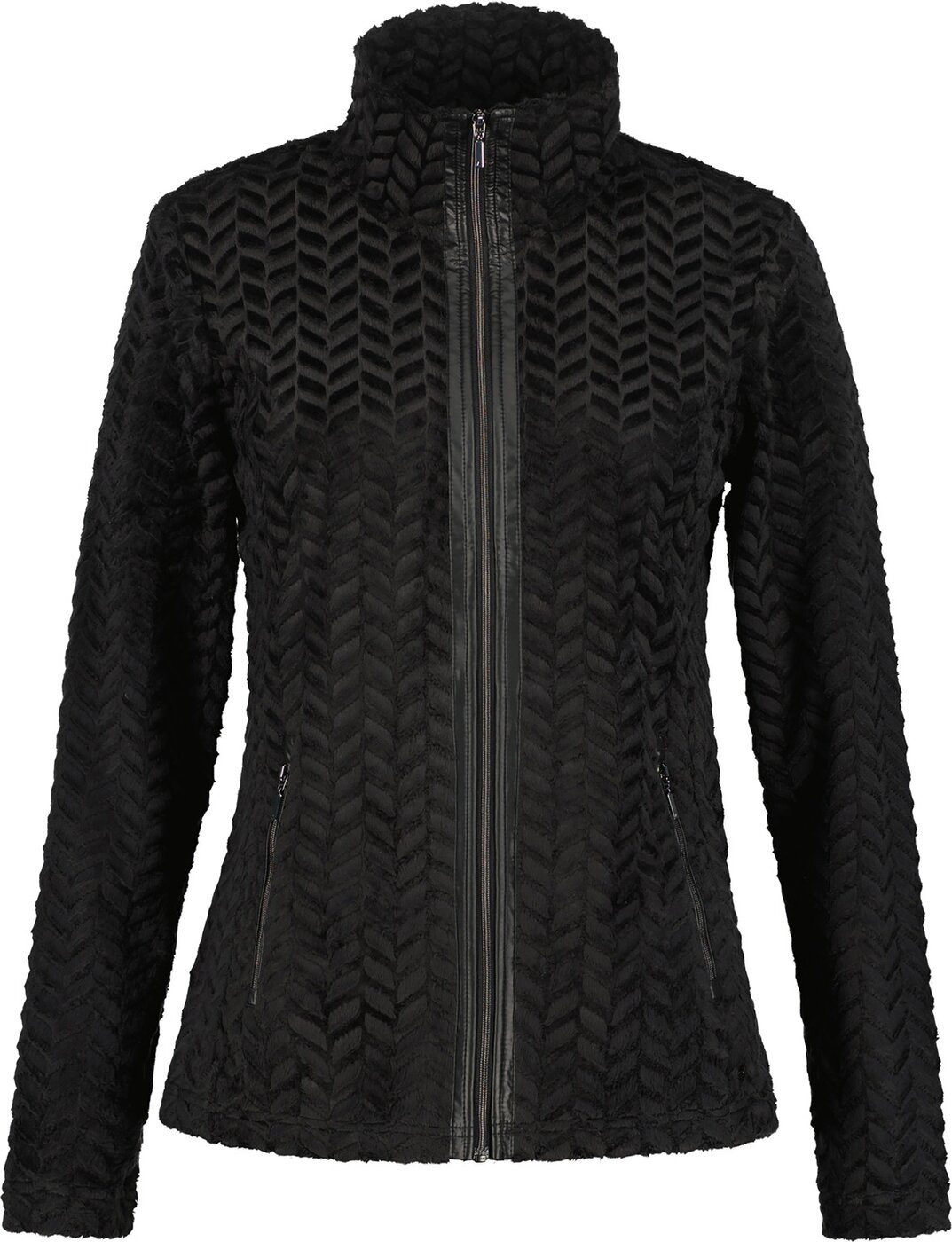 Luhta Fleecejacke LUHTA HALMENIEMI SCHWARZ