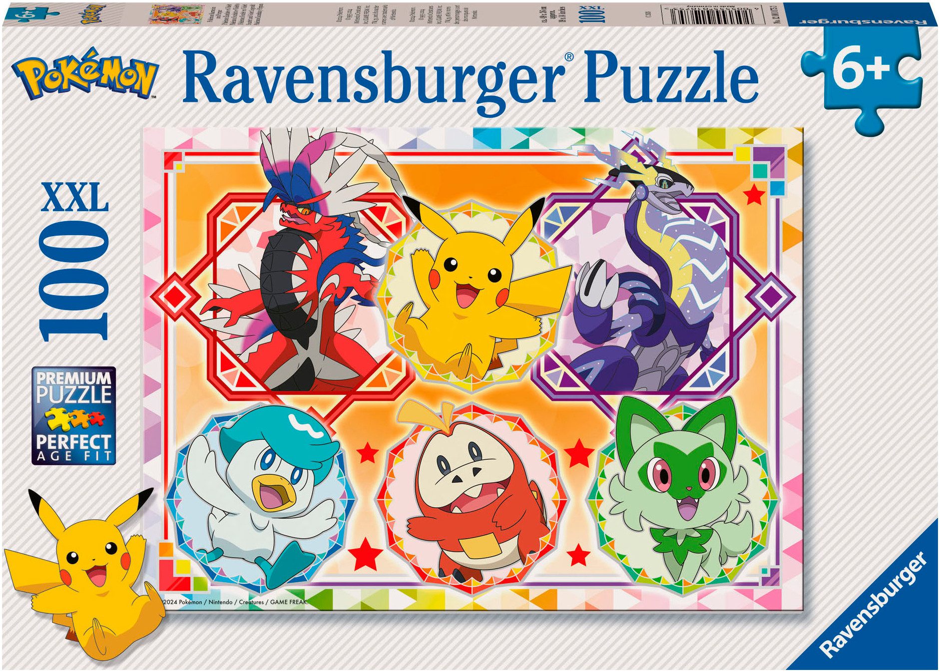 Ravensburger Puzzle Pokémon Karmesin und Purpur, 100 Puzzleteile, 100 XXL-T günstig online kaufen