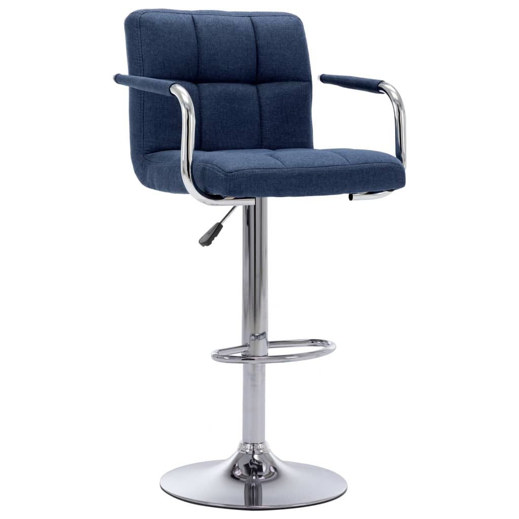 vidaXL Barhocker Barhocker Blau Stoff (1 günstig online kaufen