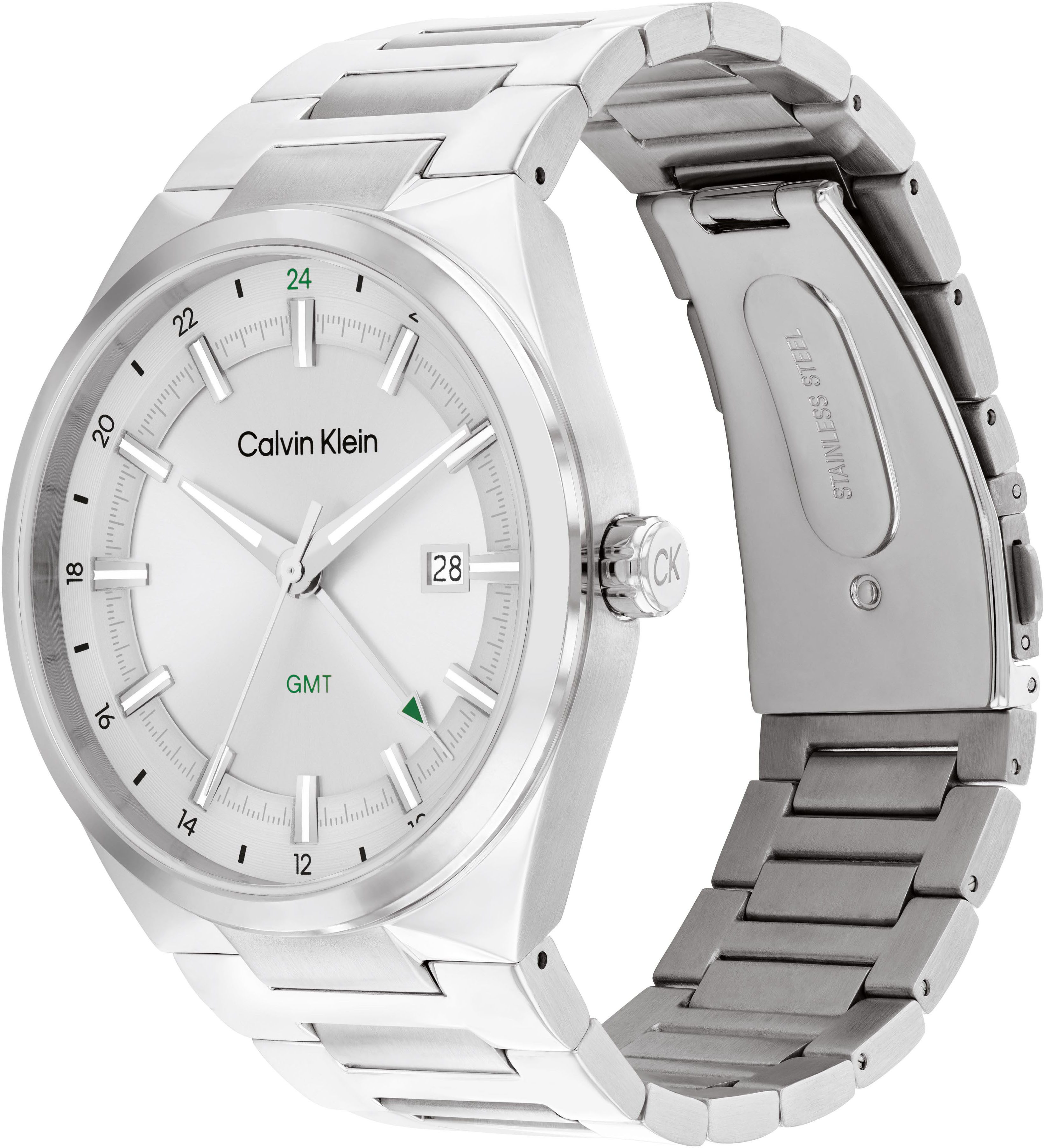 Calvin Klein Quarzuhr DISTINGUISH GMT 25200489, Armbanduhr, Herrenuhr, Edel günstig online kaufen