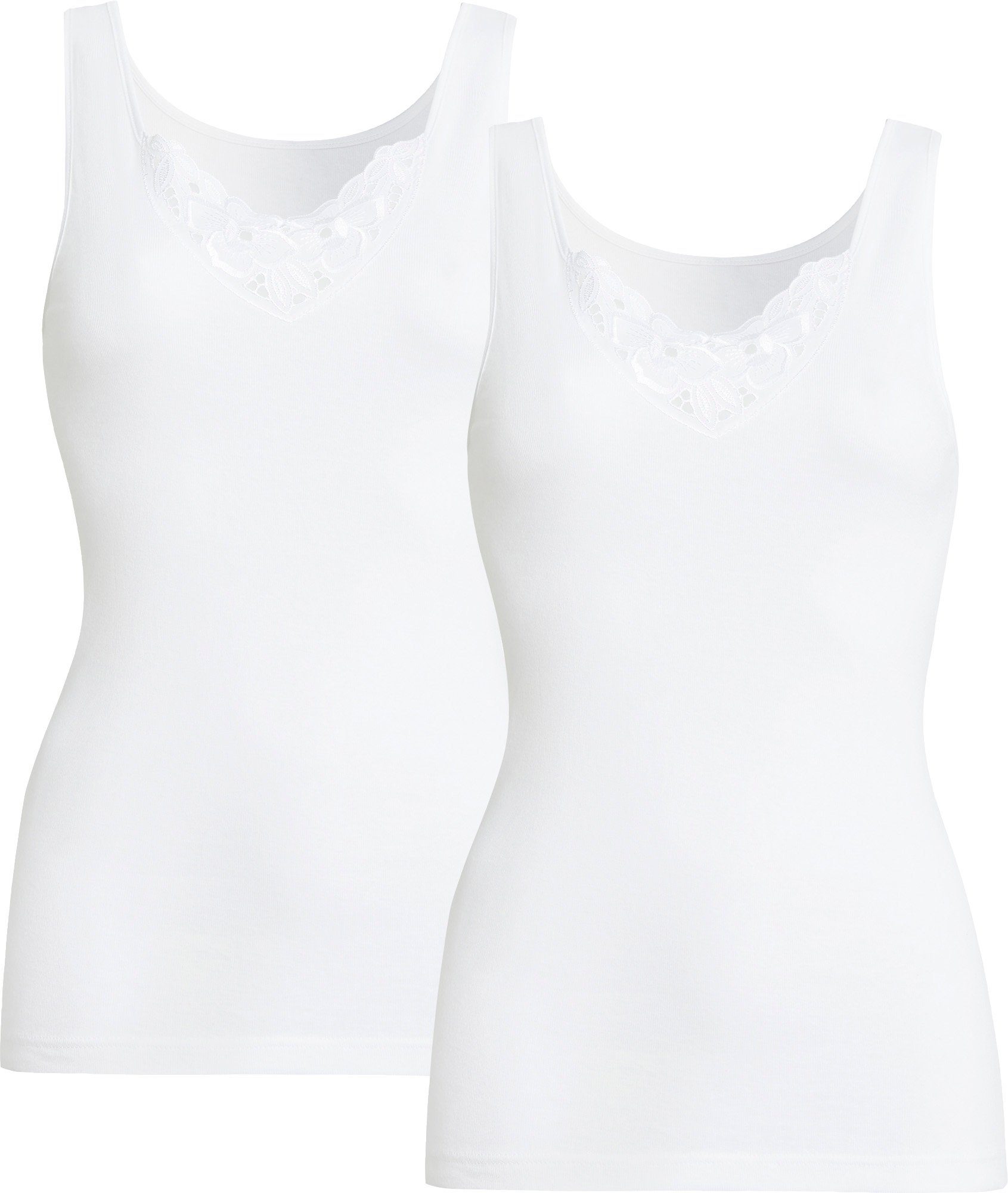 Unterhemd Damen-Unterhemd 2er-Pack