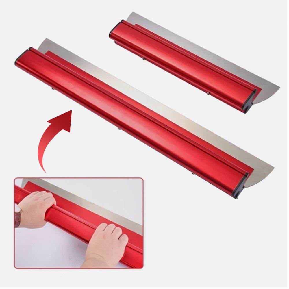 GarveeMore Dichtungsschaber Langstab-Wandspachtel-Set Zement, Gips, Farbe, Edelstahlkratzer