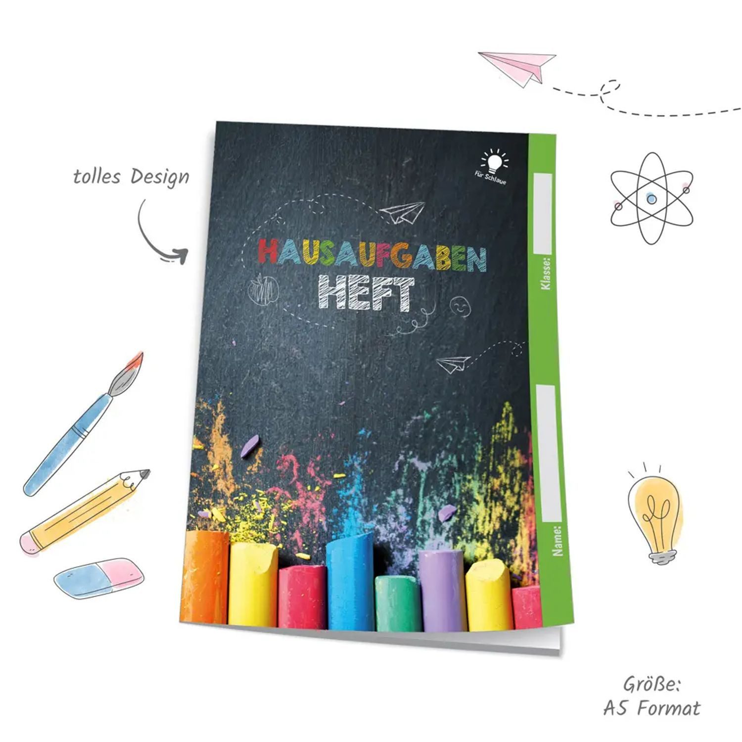 Trötsch Verlag Schülerkalender TRÖTSCH - Hausaufgabenheft für Schlaue Kreide