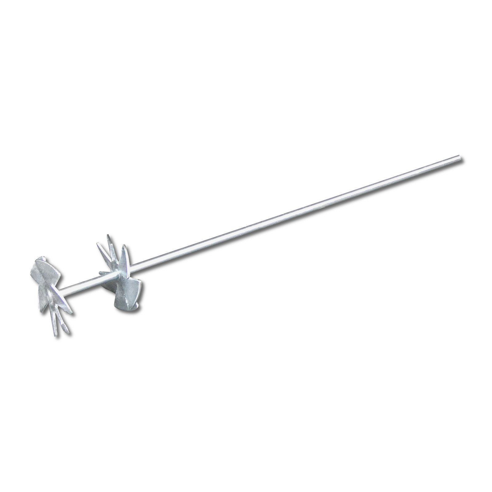 DEWEPRO Rührstab Scheibenrührer - Farbrührer mit Doppel-Sternkopf ø75x500mm, Ø 7,5 mm, L: 50 cm