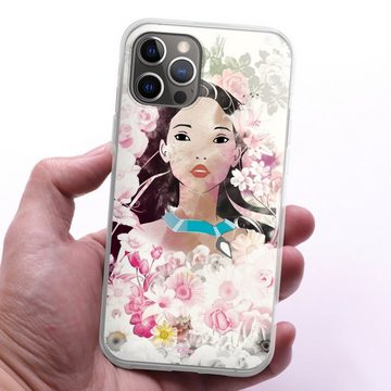 DeinDesign Handyhülle Pocahontas Disney Offizielles Lizenzprodukt Colors Of The Wind, Apple iPhone 12 Pro Max Silikon Hülle Bumper Case Handy Schutzhülle