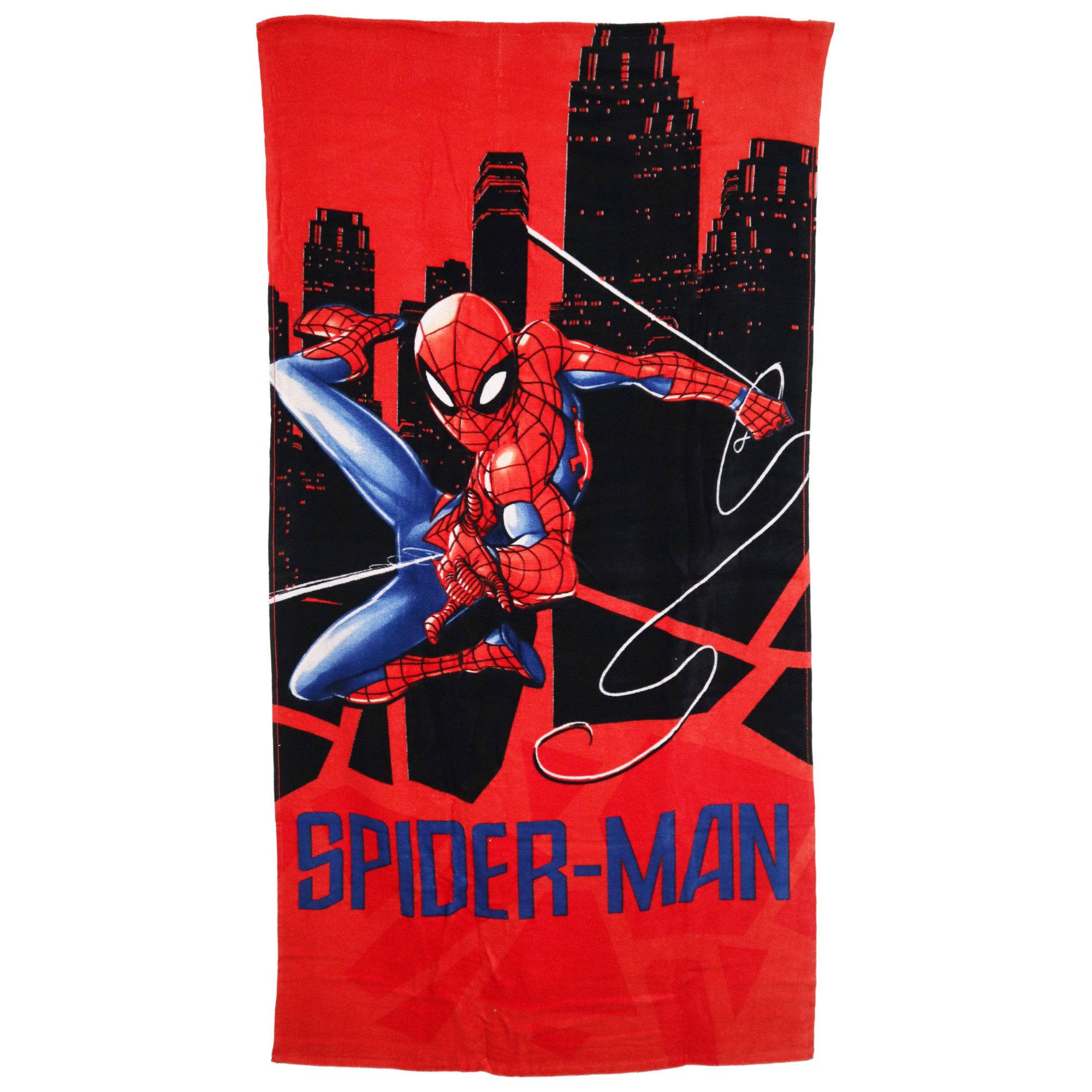 MARVEL Strandtuch Marvel Spiderman Badetuch 70x140 cm 100% Baumwolle