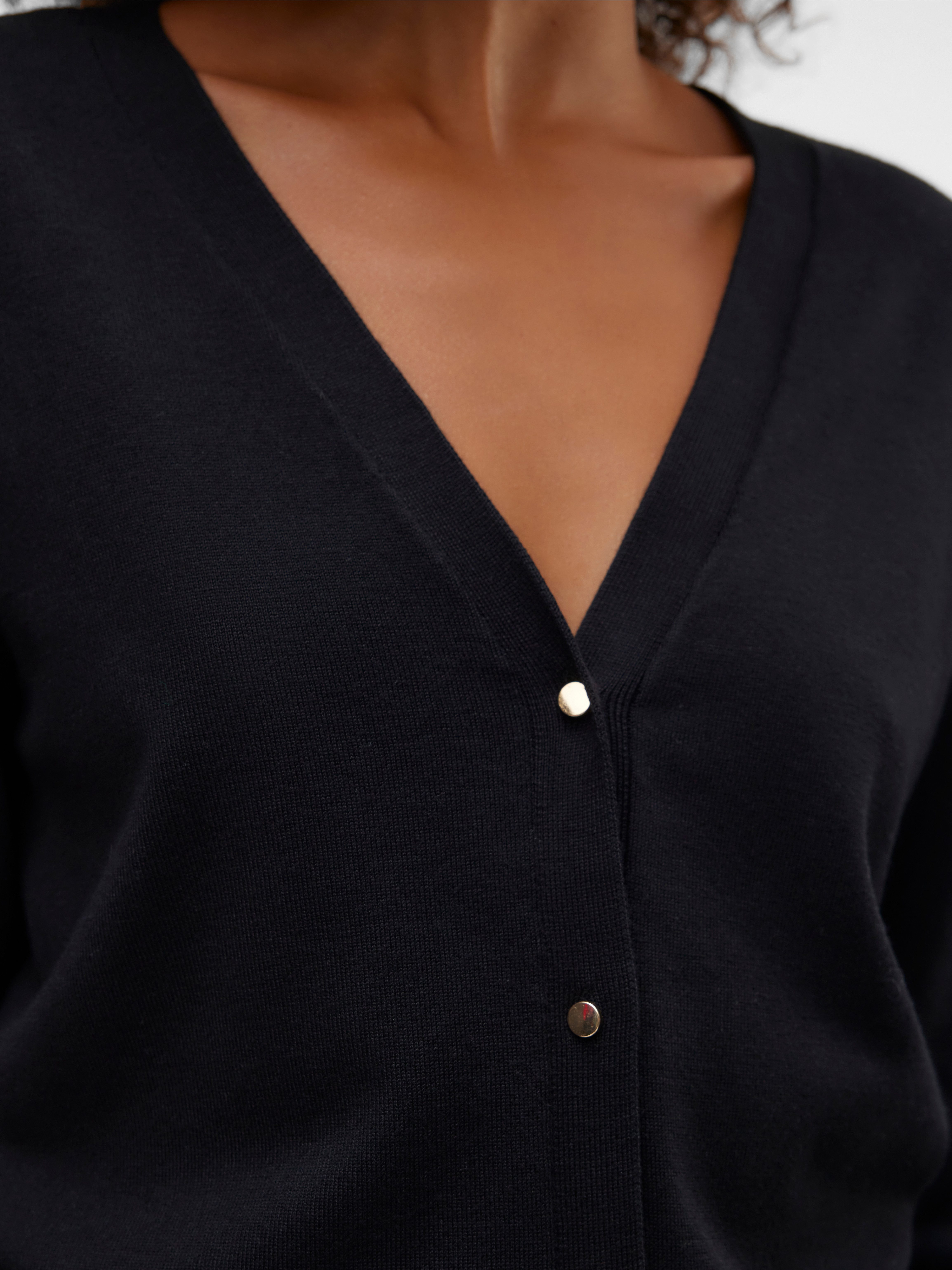 Vero Moda Strickjacke VMSILJE LS V-NECK CARDIGAN GA NOOS