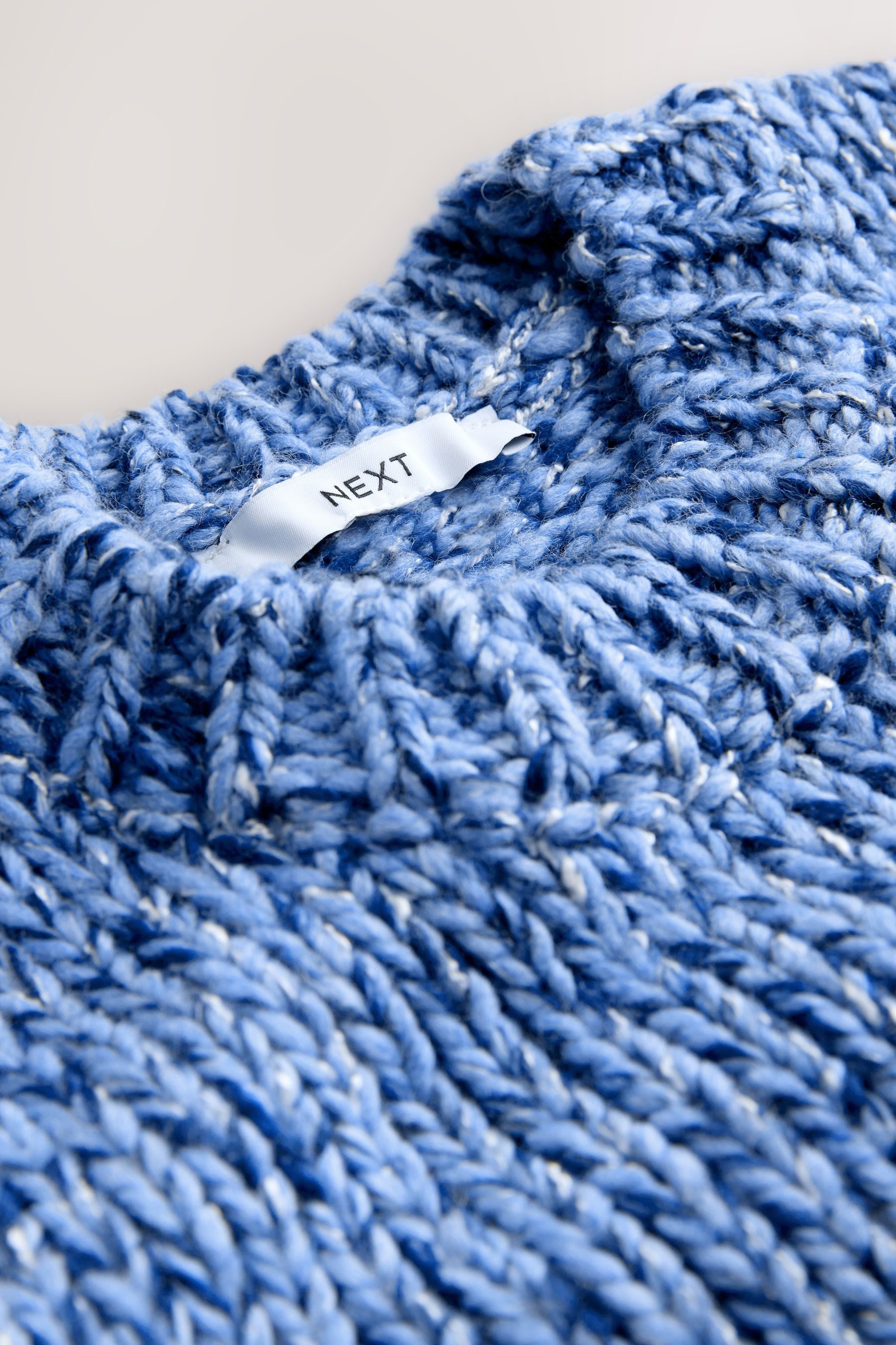 Next Kurzarmpullover Twist-Strick T-Shirt mit halblangen Ärmeln (1-tlg)