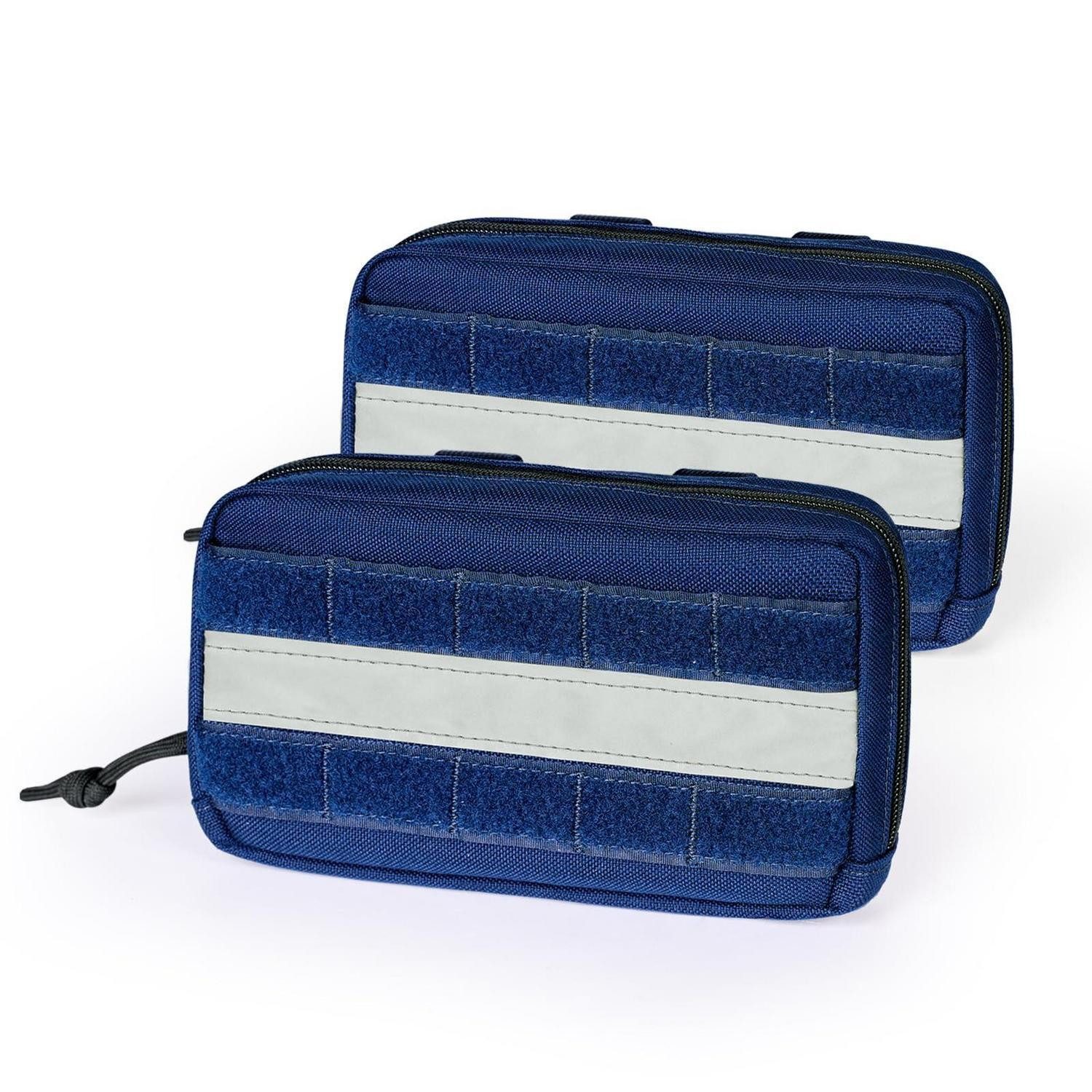 LuxusKollektion Leckerlibeutel Hundefutterbeutel 2er Set Blau