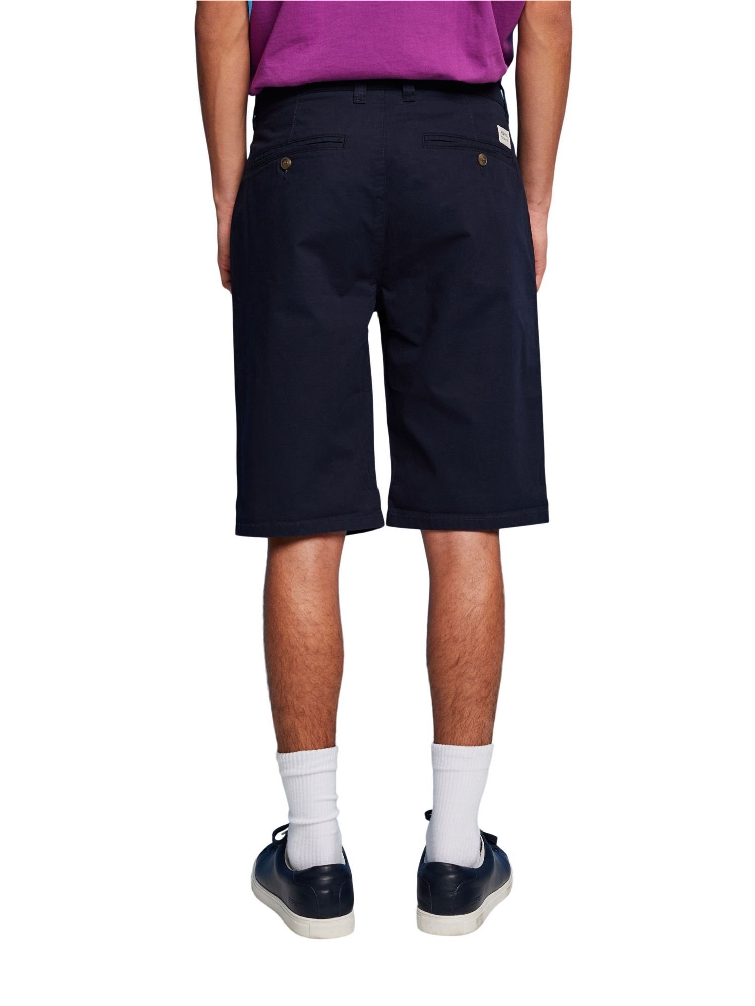 aus NAVY nachhaltiger Esprit im (1-tlg) Baumwolle Chino-Style Shorts Shorts